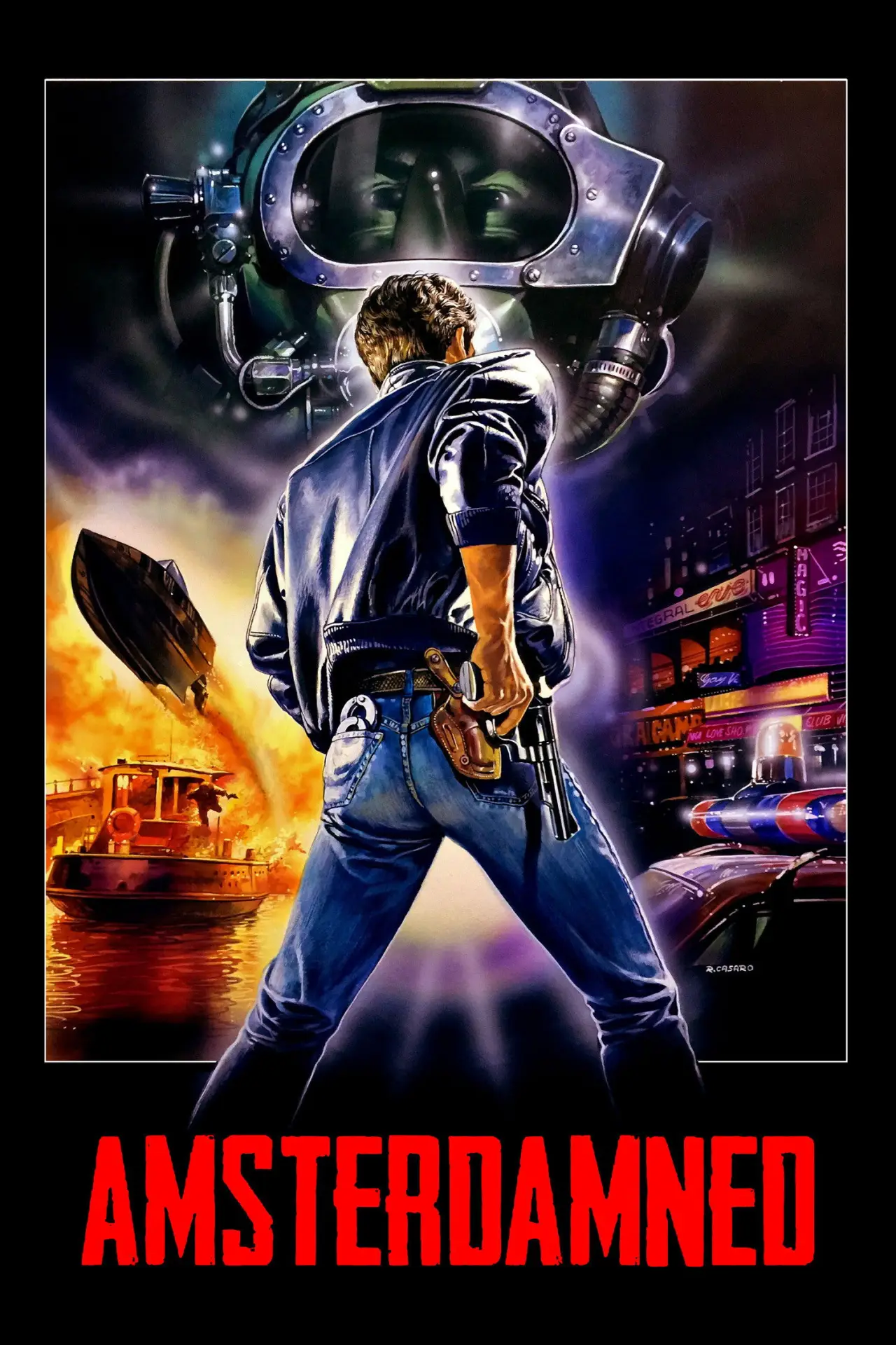 Plakat filmowy "Przekleństwo Amsterdamu"