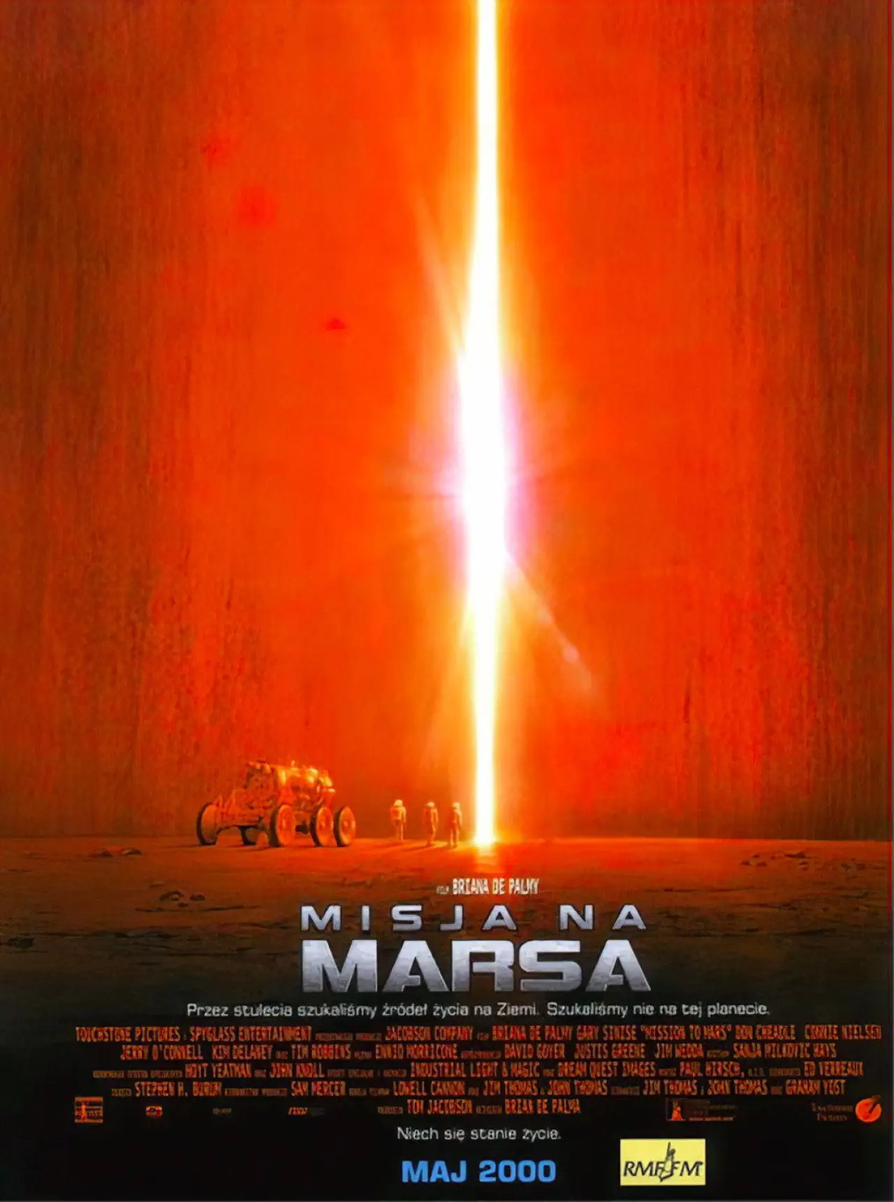 Plakat filmowy "Misja na Marsa"