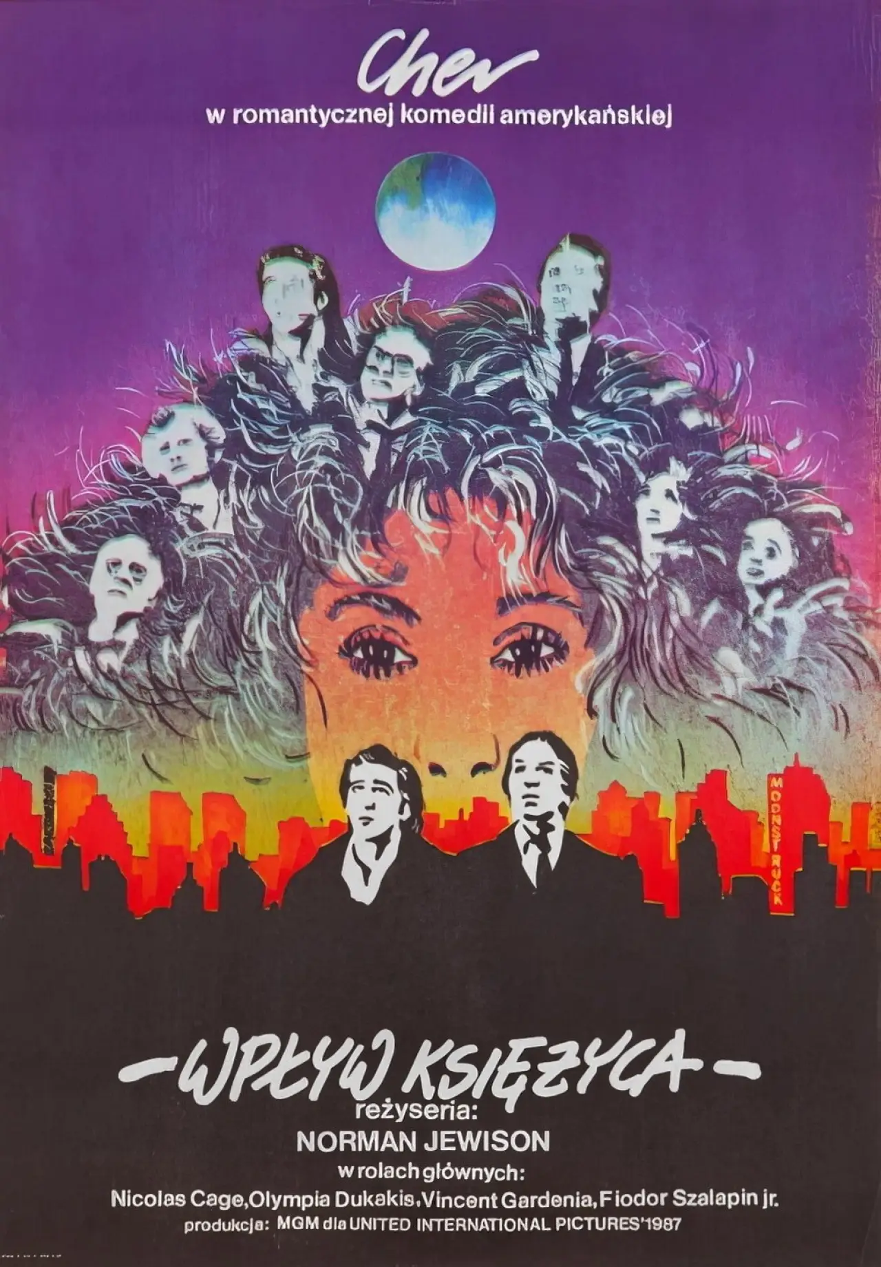 Plakat filmowy "Wpływ księżyca"