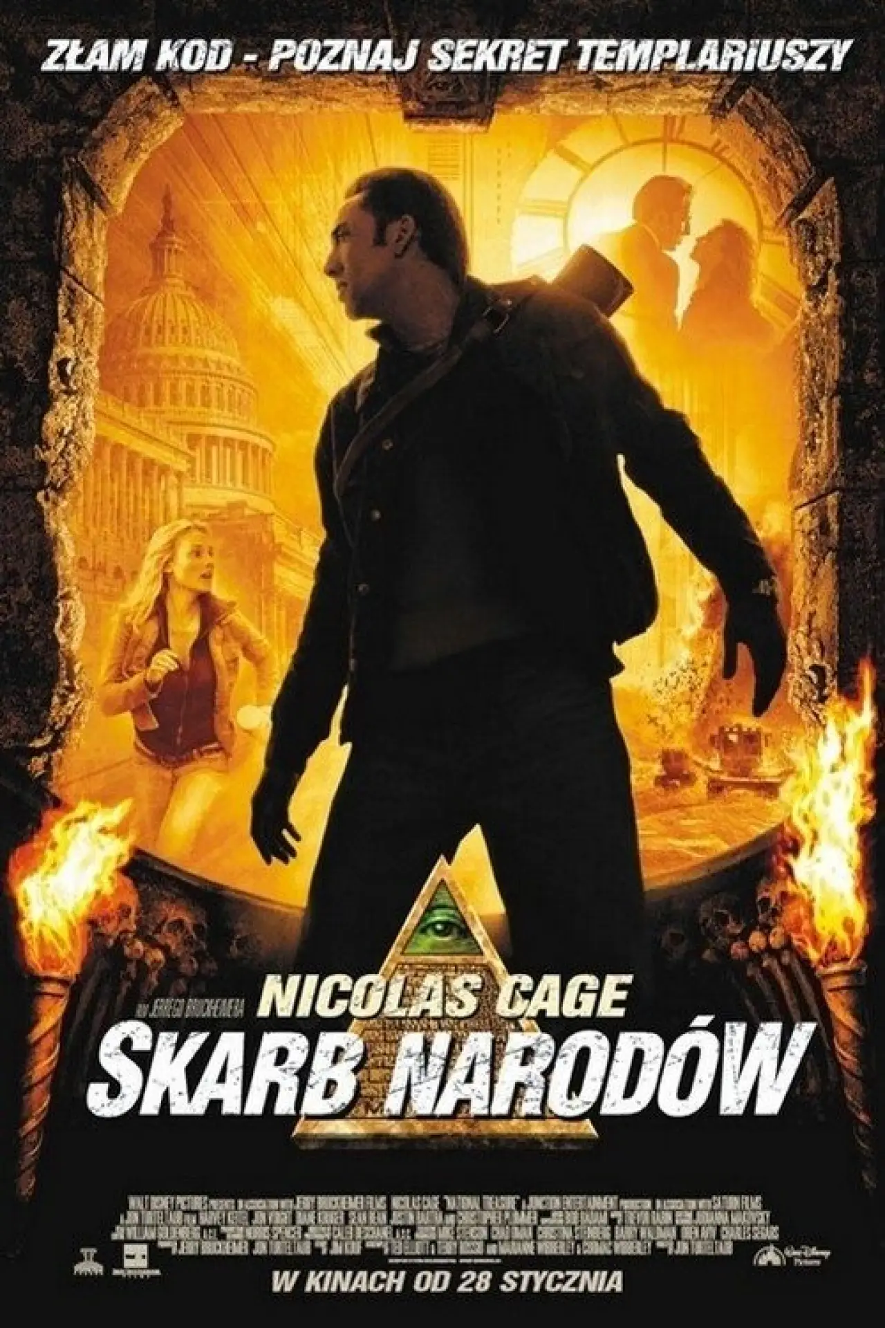 Plakat filmowy "Skarb Narodów"