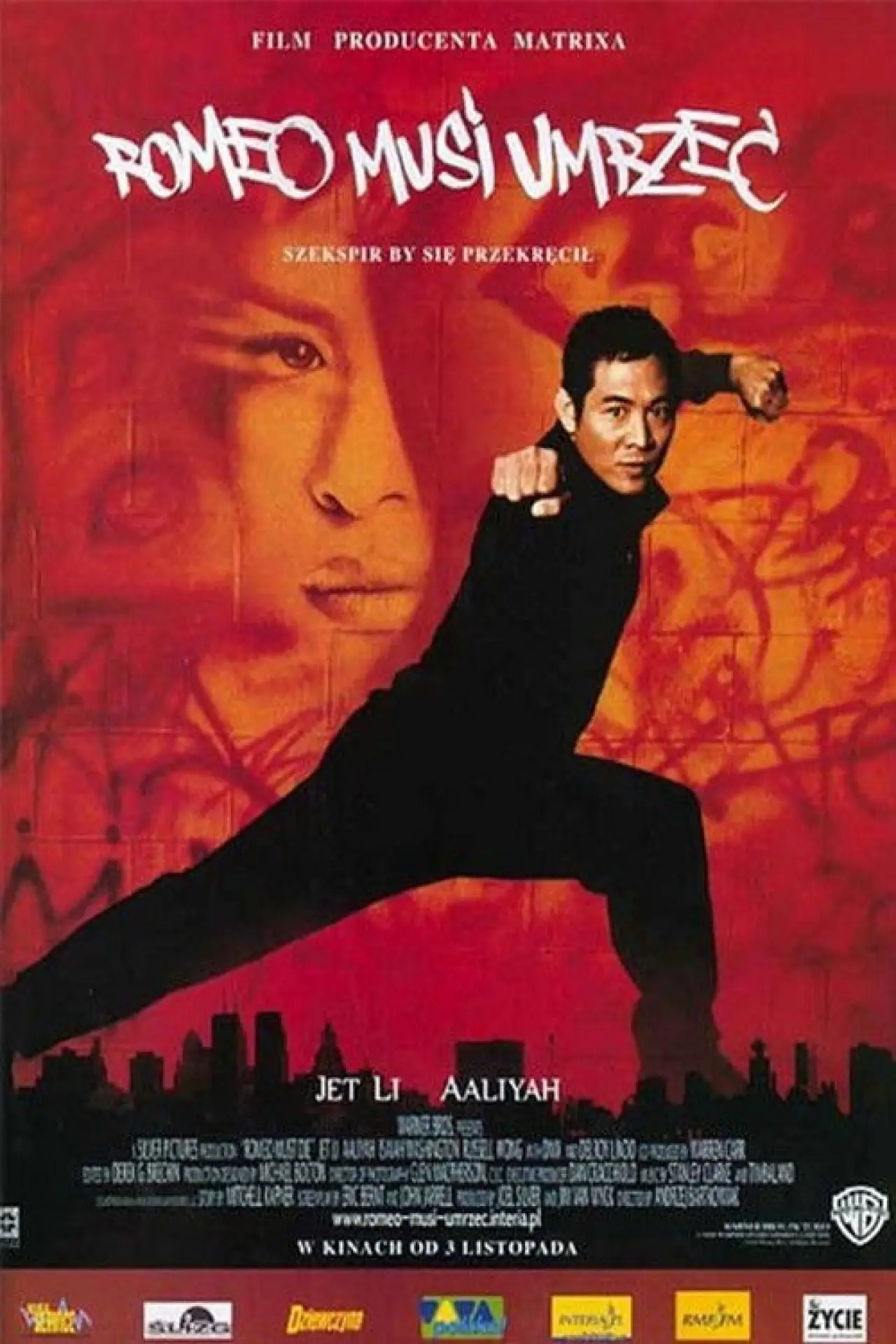 Plakat filmowy "Romeo musi umrzeć"