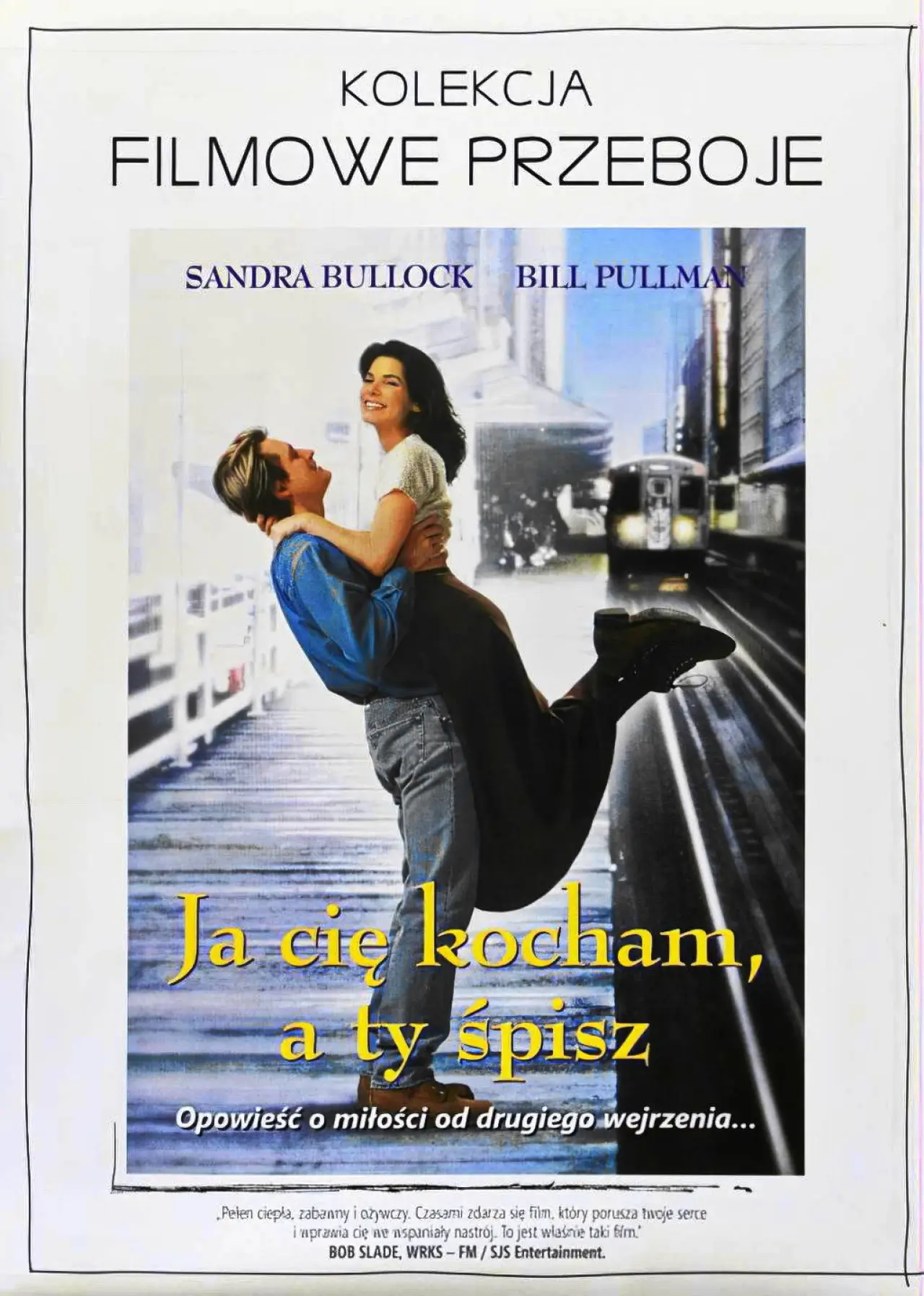Plakat filmowy "Ja cię kocham, a ty śpisz"