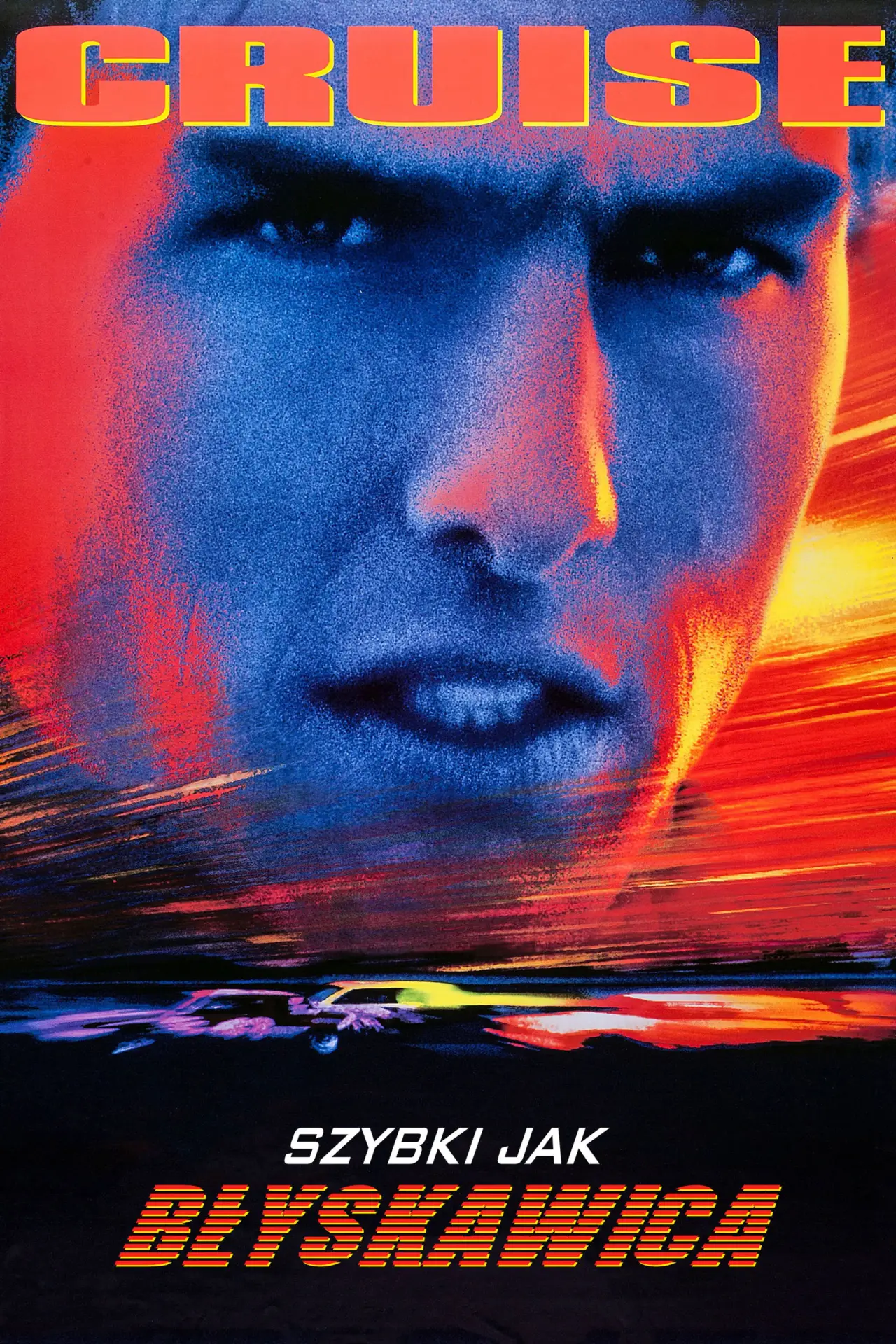 Plakat filmowy "Szybki jak błyskawica"