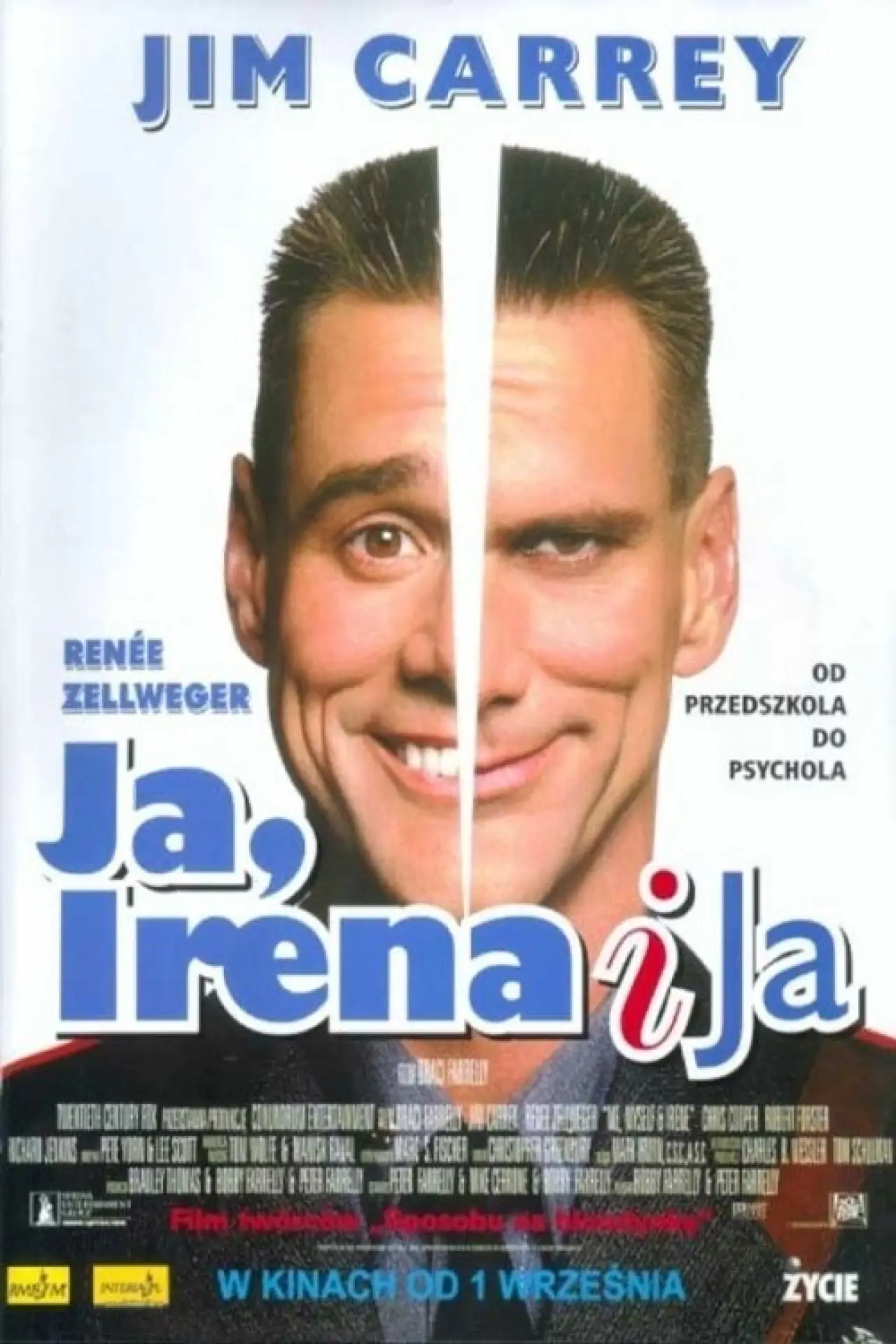 Plakat filmowy "Ja, Irena i Ja"