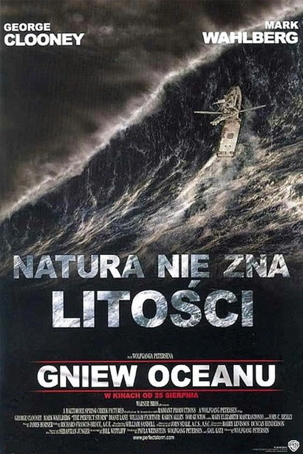 Plakat filmowy "Gniew Oceanu"