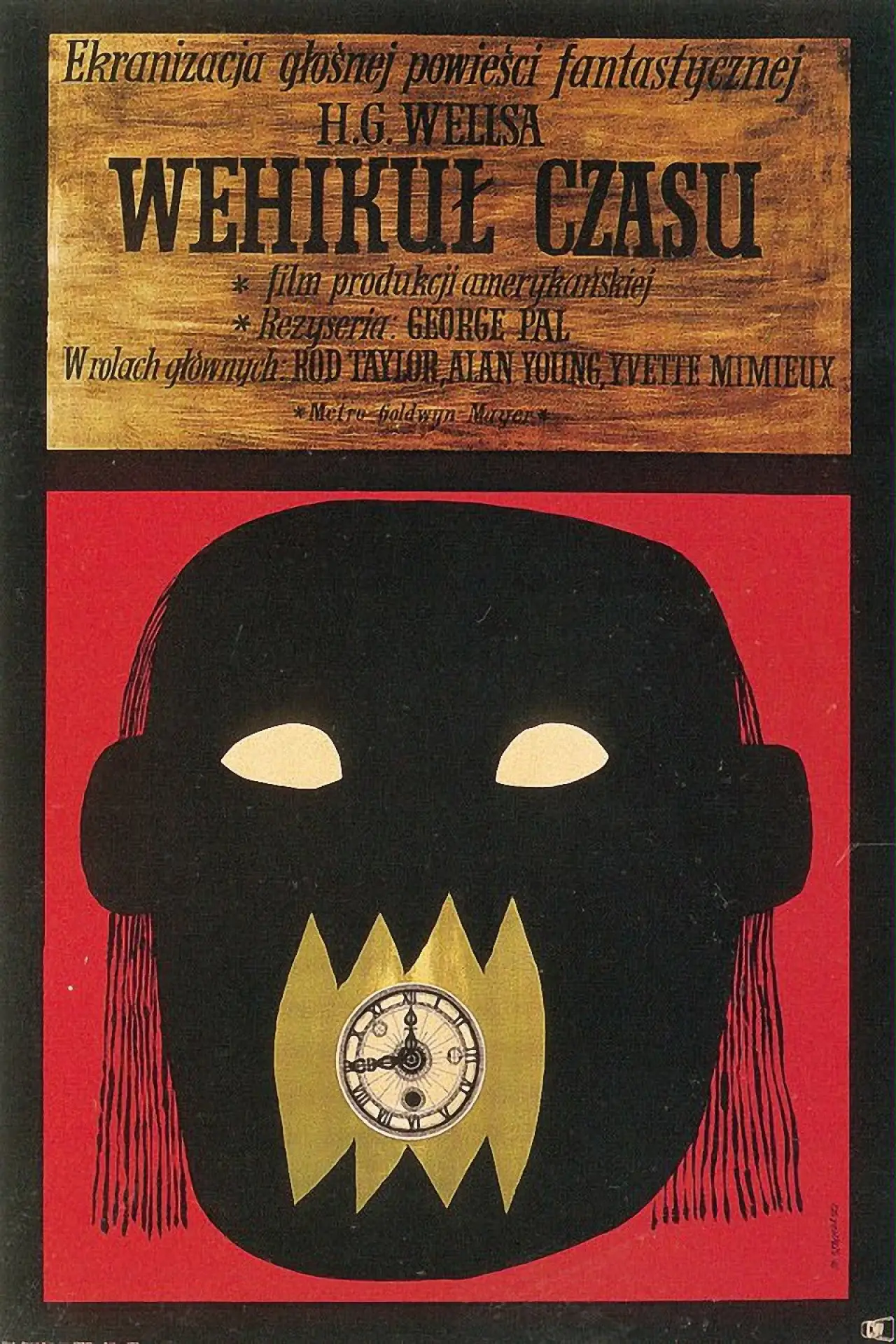 Plakat filmowy "Wehikuł czasu"