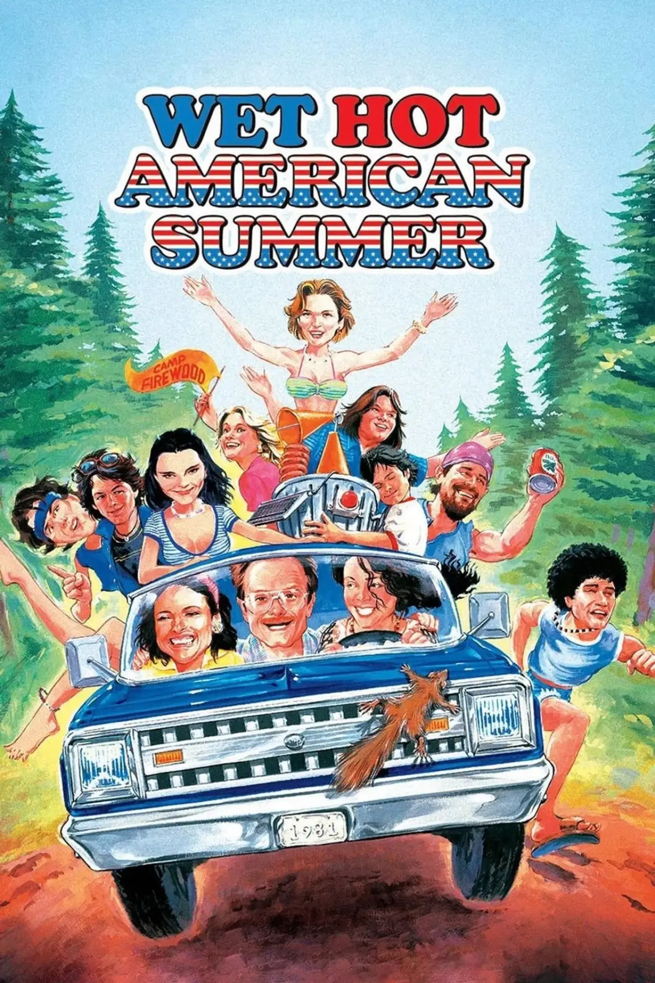 Plakat filmowy "Wet Hot American Summer"