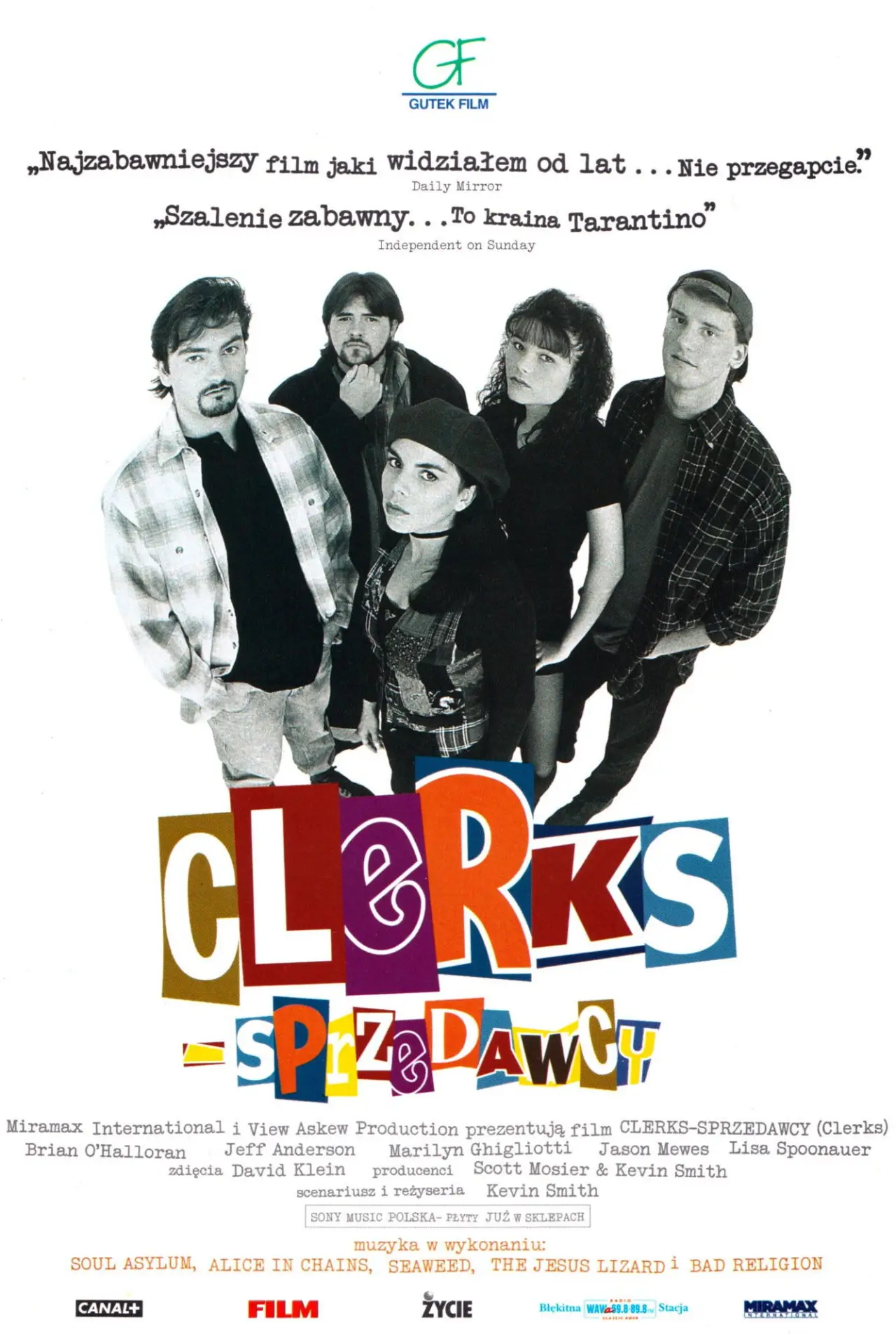 Plakat filmowy "Clerks - Sprzedawcy"