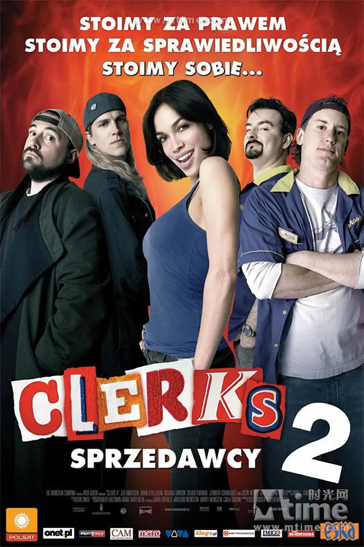 Plakat filmowy "Clerks: Sprzedawcy 2"
