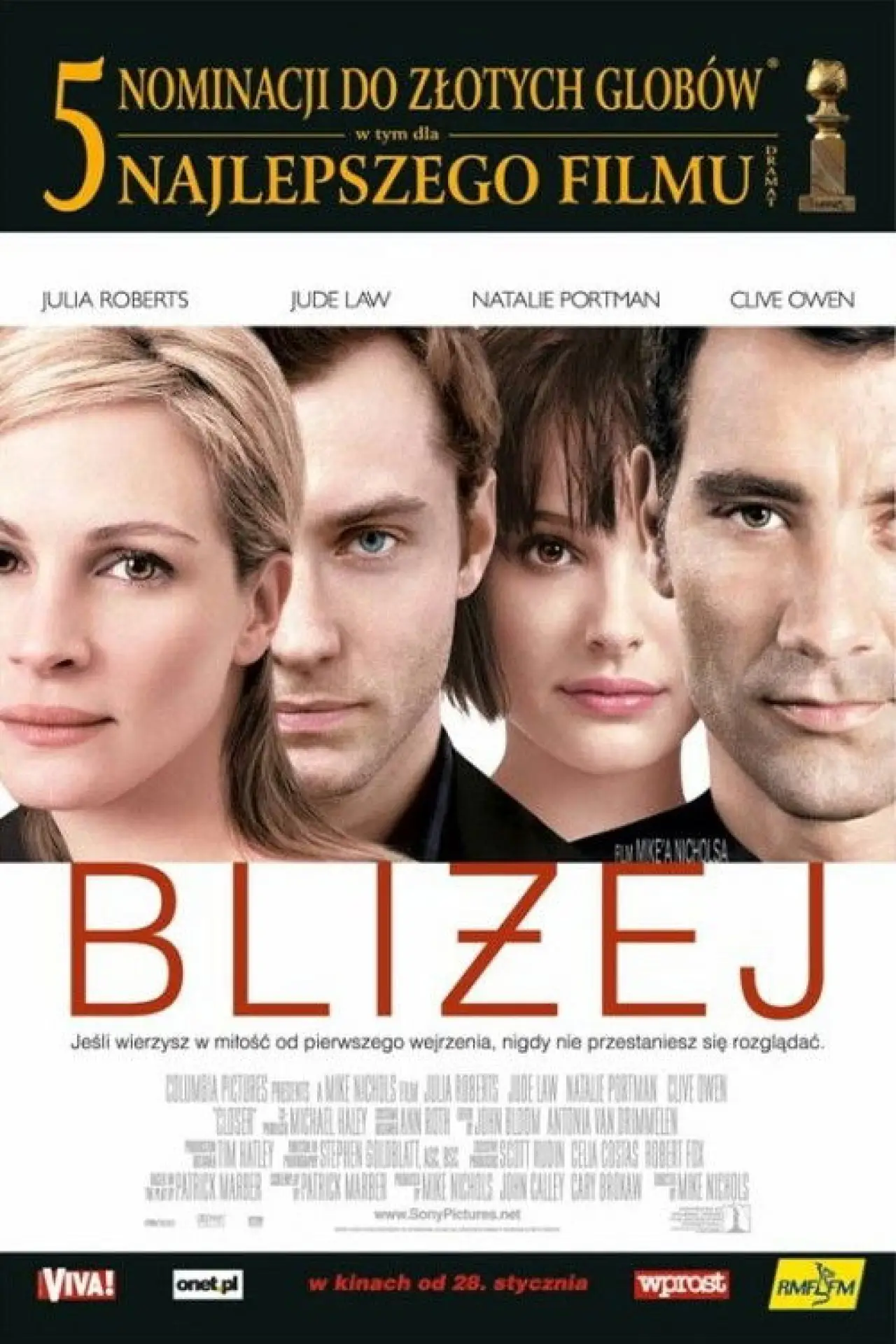 Plakat filmowy "Bliżej"