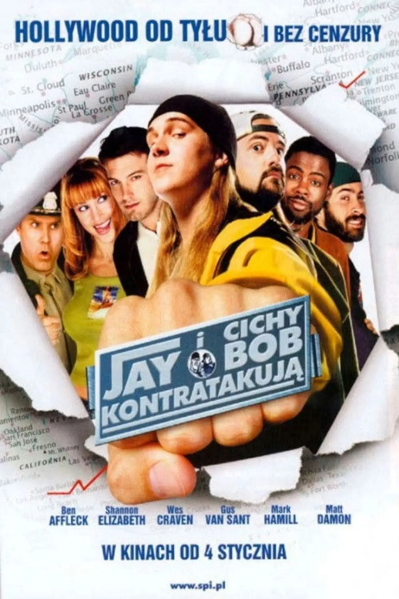 Plakat filmowy "Jay i Cichy Bob kontratakują"