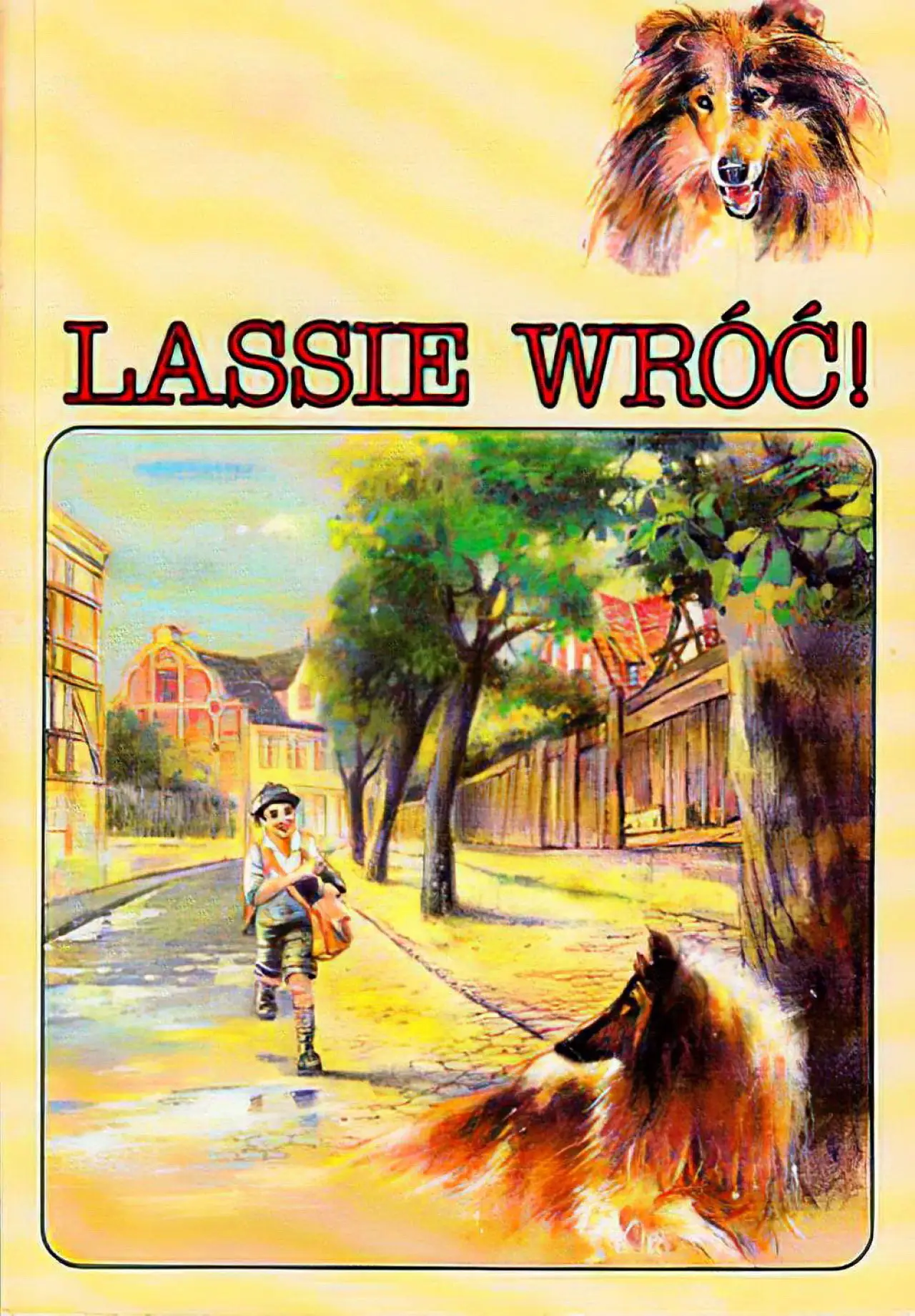 Plakat filmowy "Lassie wróć"