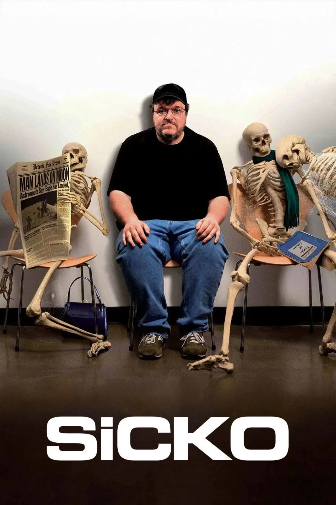 Plakat filmowy "Chorować w USA"
