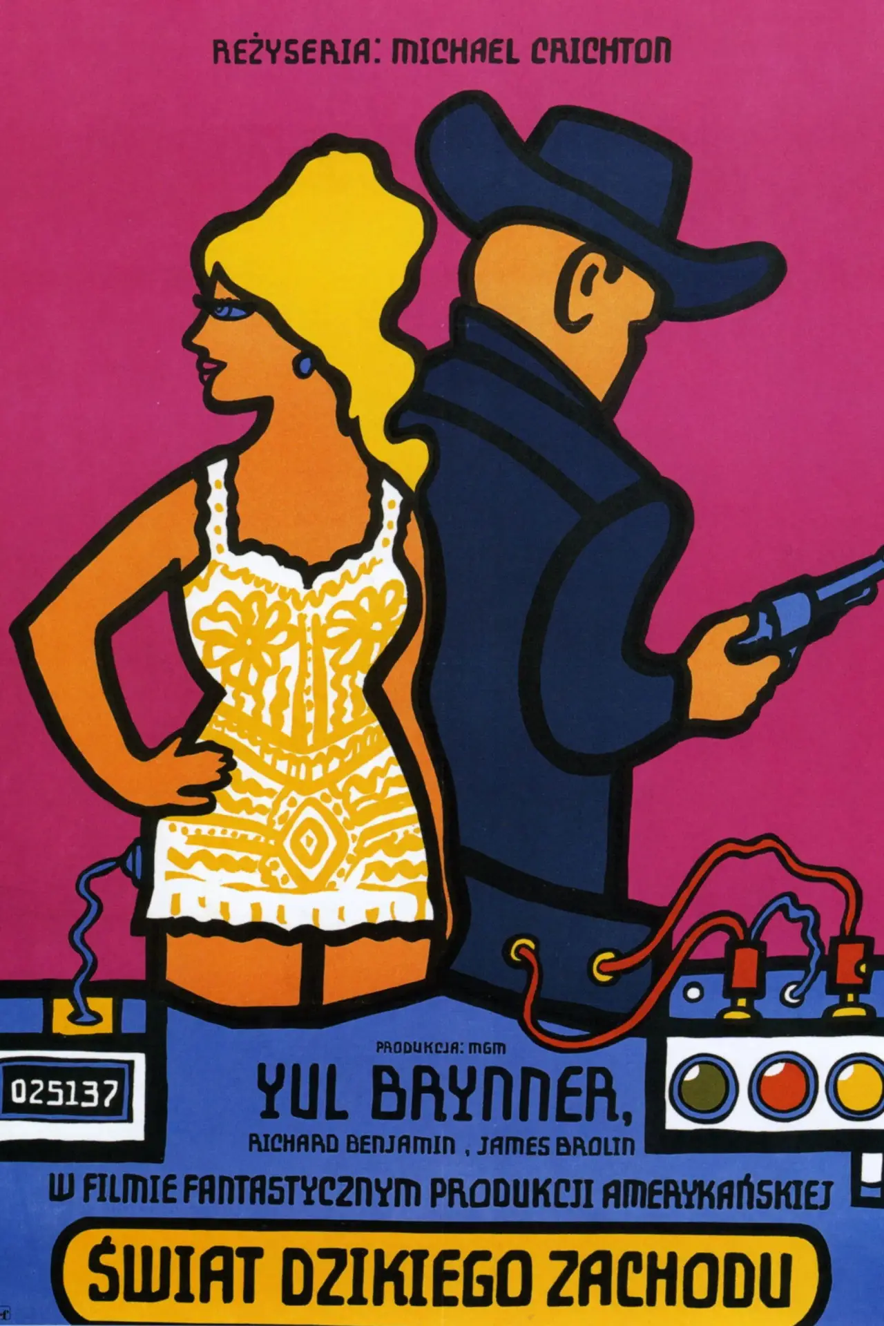 Plakat filmowy "Świat Dzikiego Zachodu"