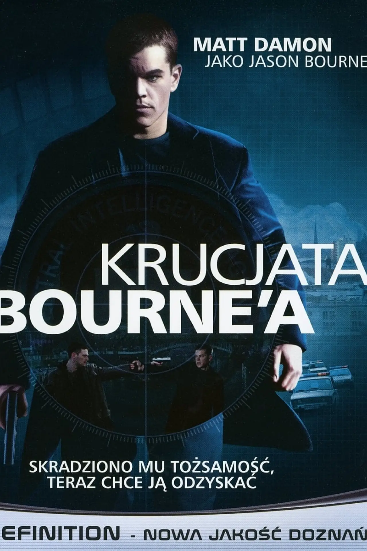 Plakat filmowy "Krucjata Bourne