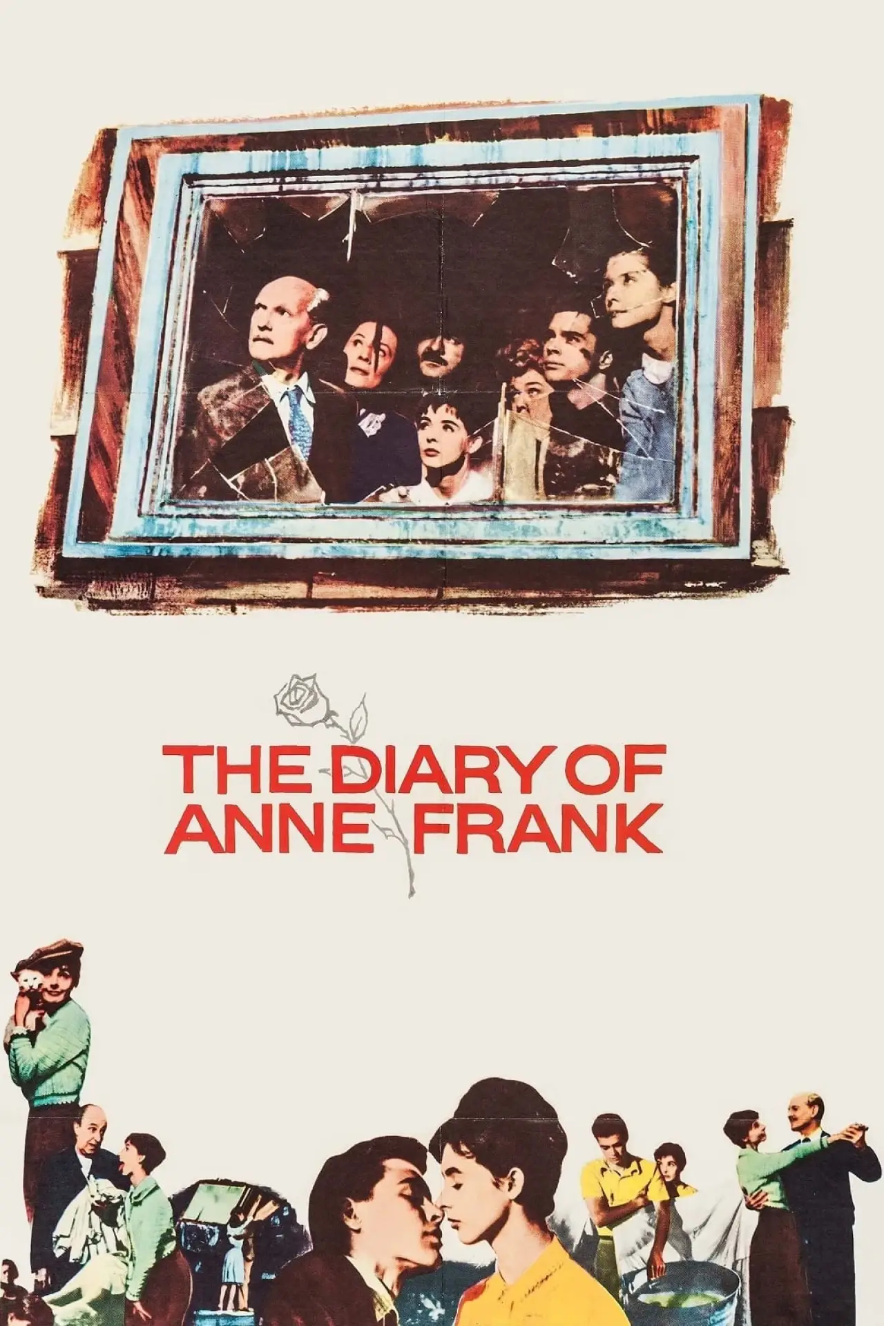 Plakat filmowy "Pamiętnik Anny Frank"