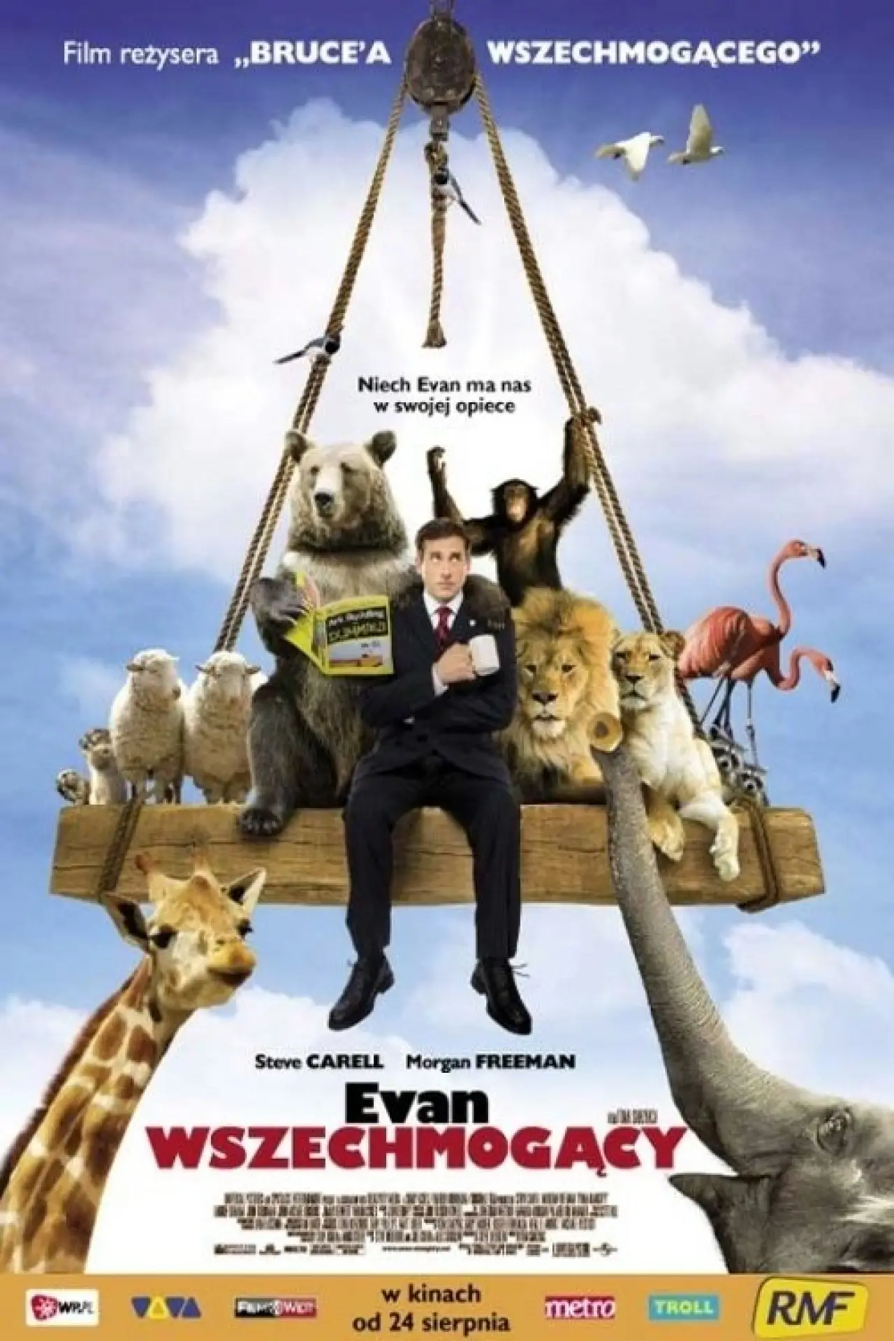 Plakat filmowy "Evan Wszechmogący"
