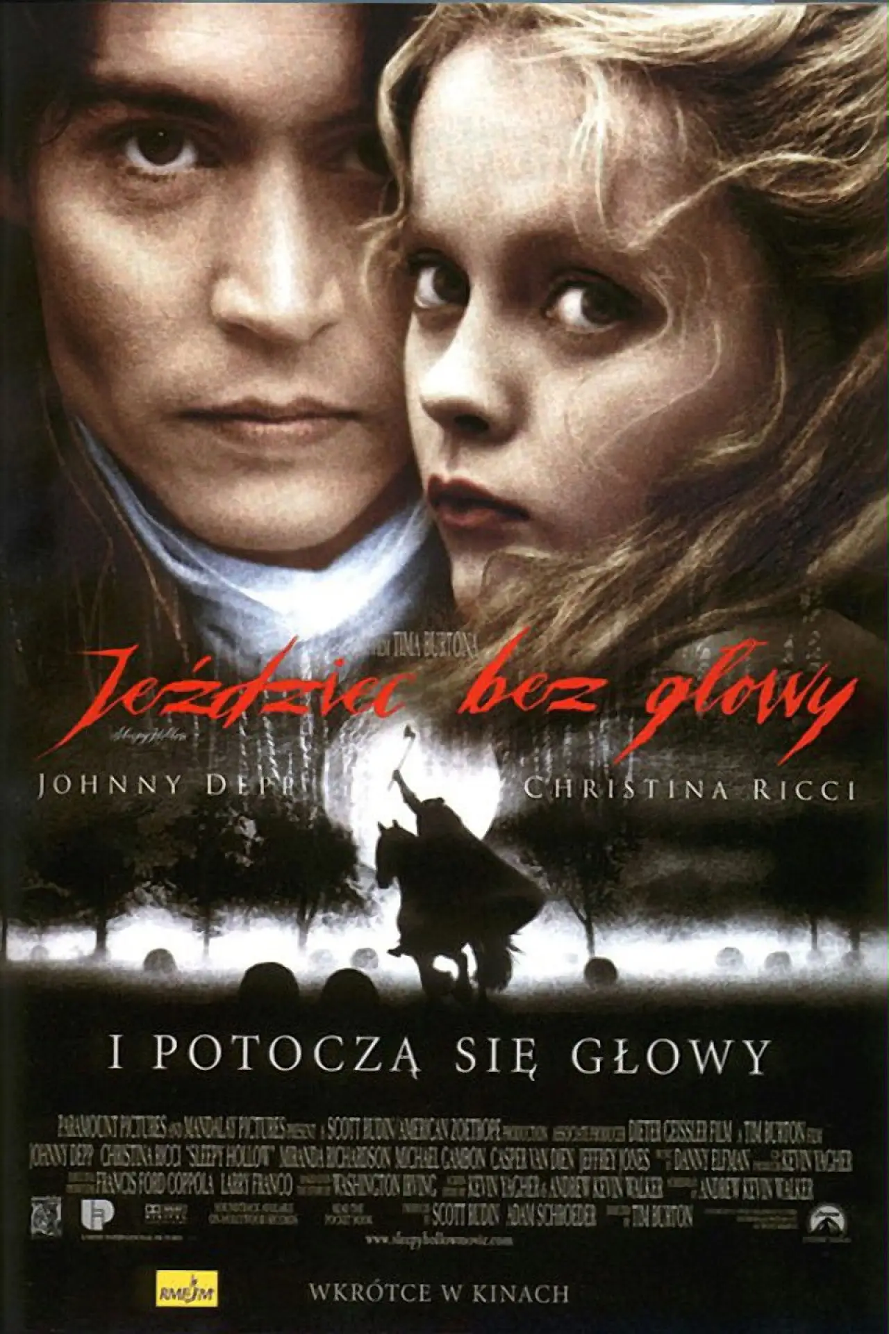 Plakat filmowy "Jeździec bez głowy"