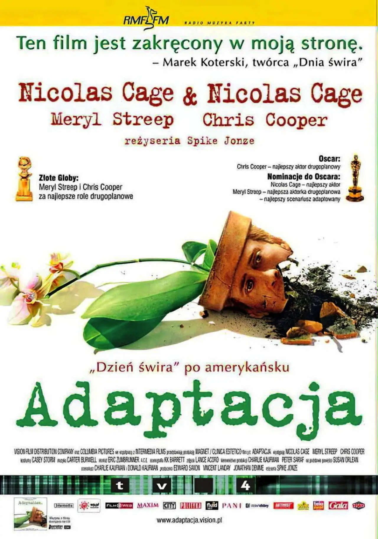 Plakat filmowy "Adaptacja"