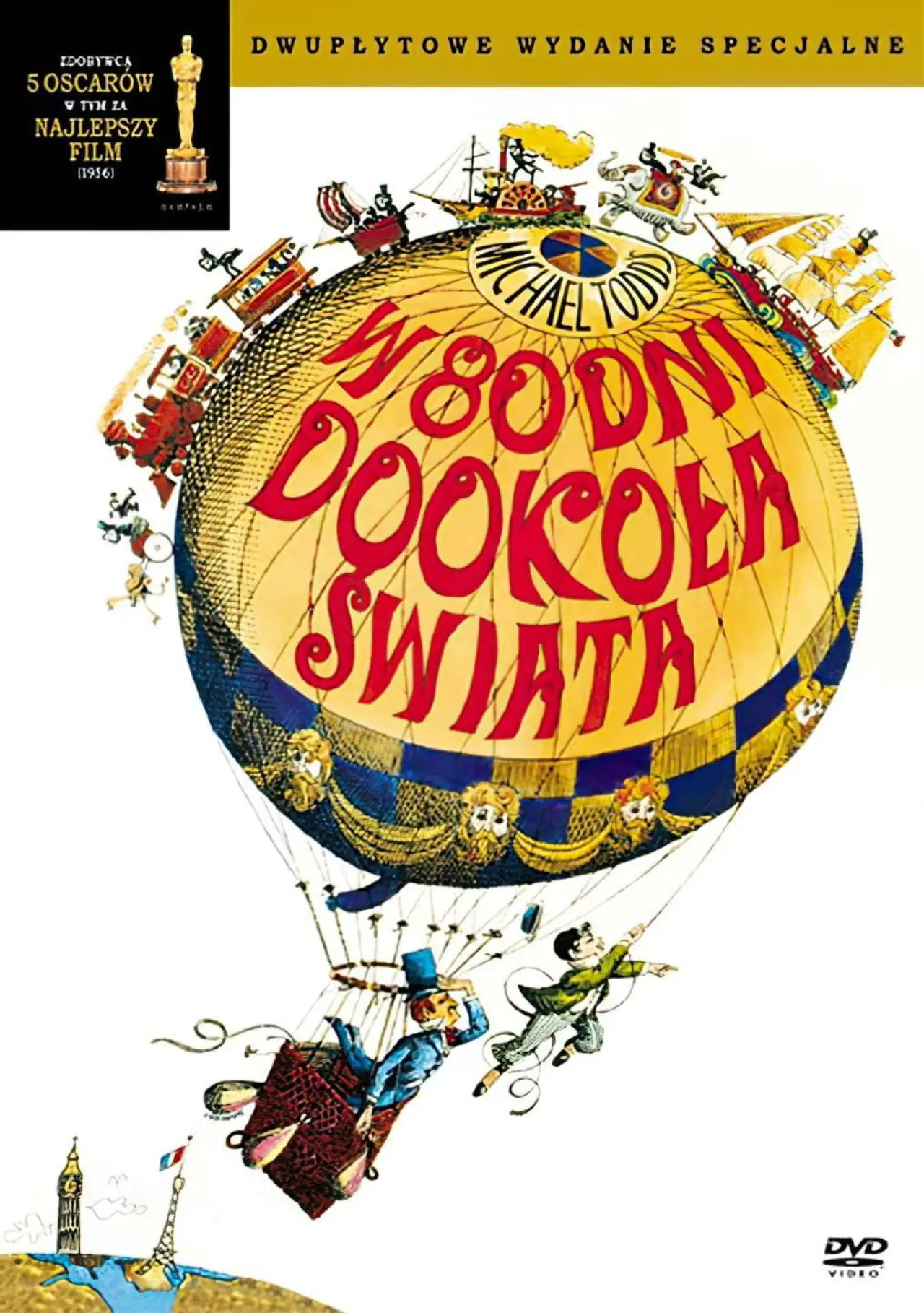 Plakat filmowy "W 80 dni dookoła świata"