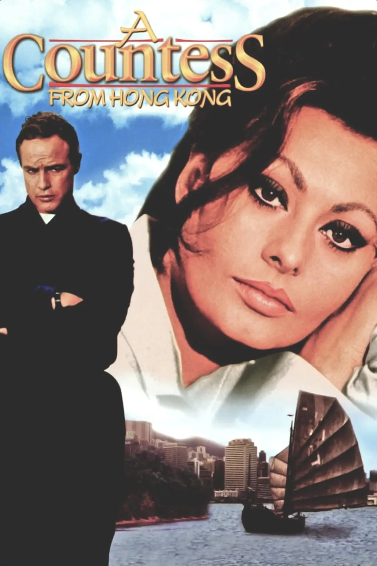 Plakat filmowy "Hrabina z Hongkongu"