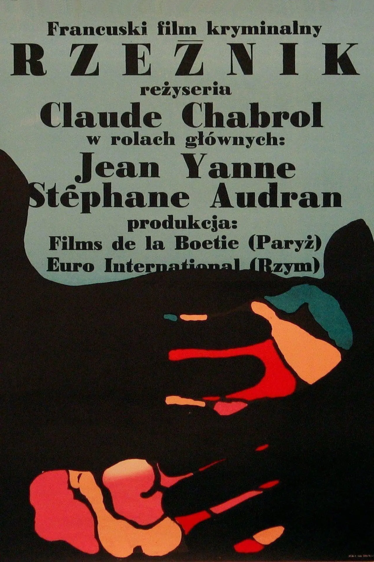 Plakat filmowy "Le Boucher"