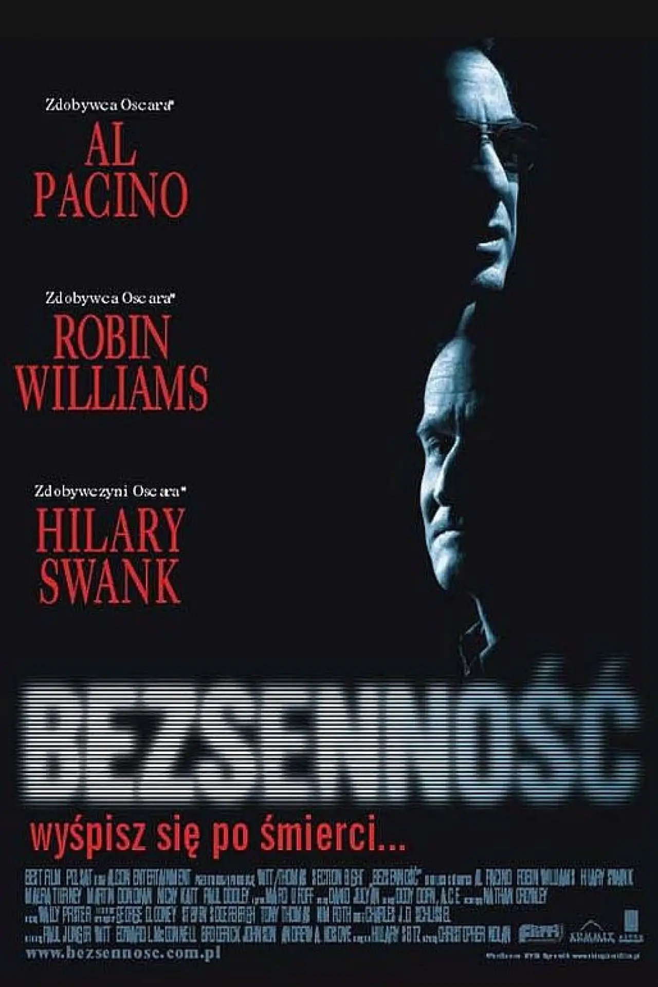 Plakat filmowy "Bezsenność"