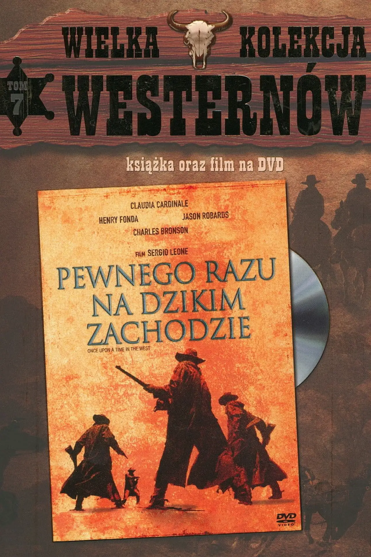 Plakat filmowy "Pewnego razu na Dzikim Zachodzie"