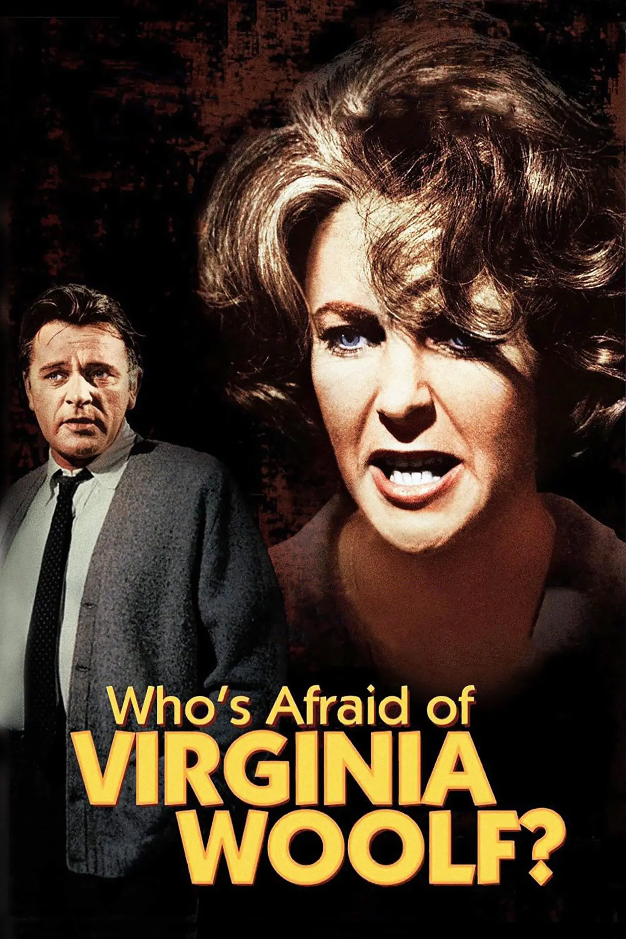 Plakat filmowy "Kto się boi Virginii Woolf?"