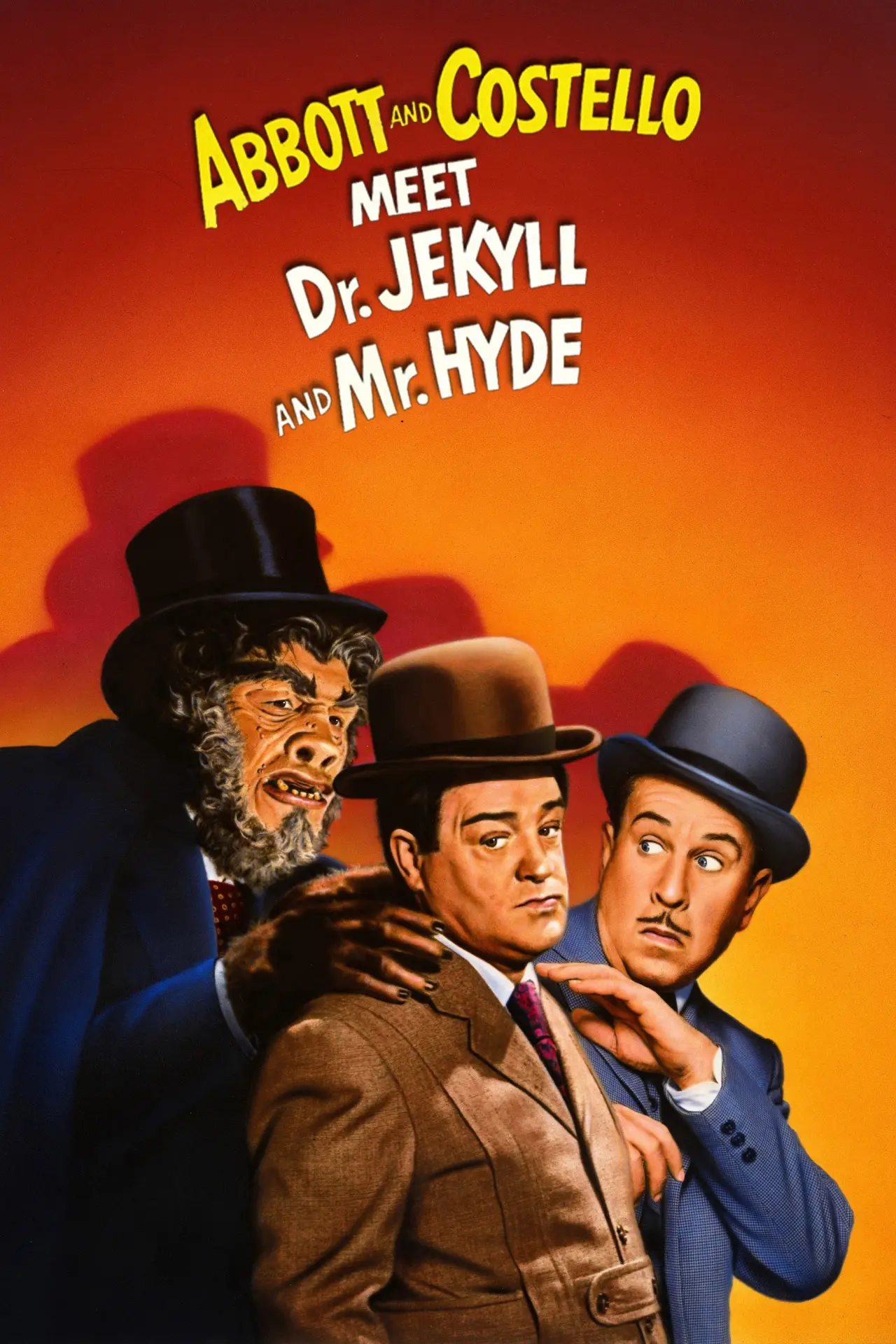 Plakat filmowy "Abbott i Costello spotykają Jekylla i Hyde
