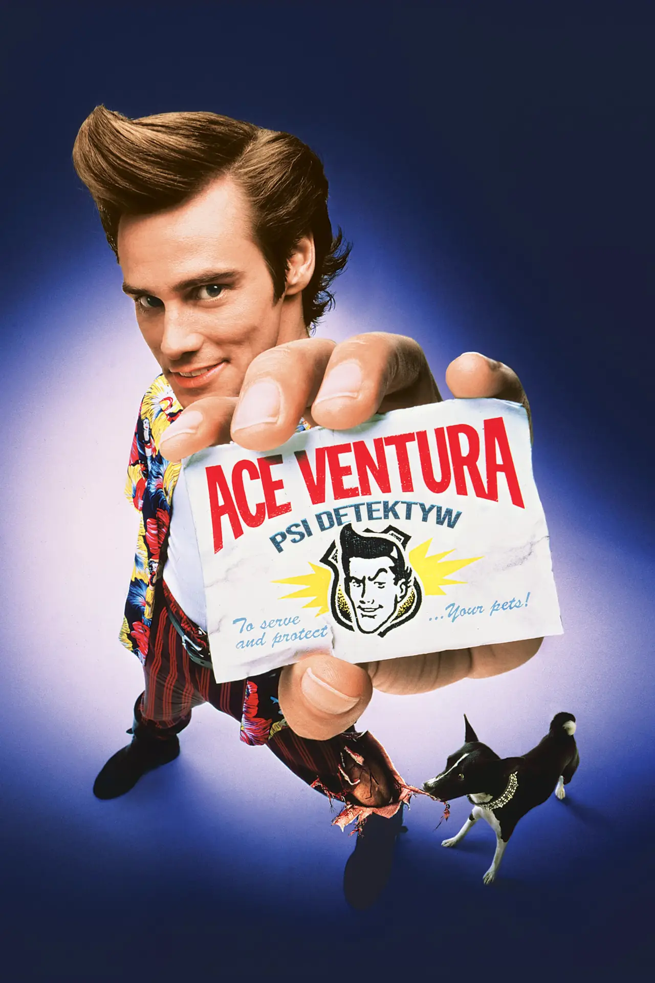 Plakat filmowy "Ace Ventura: Psi detektyw"
