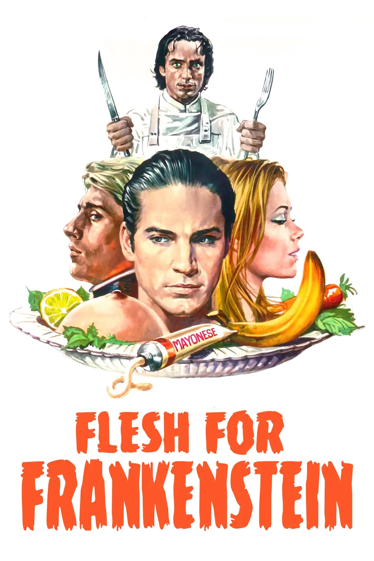 Plakat filmowy "Ciało dla Frankensteina"