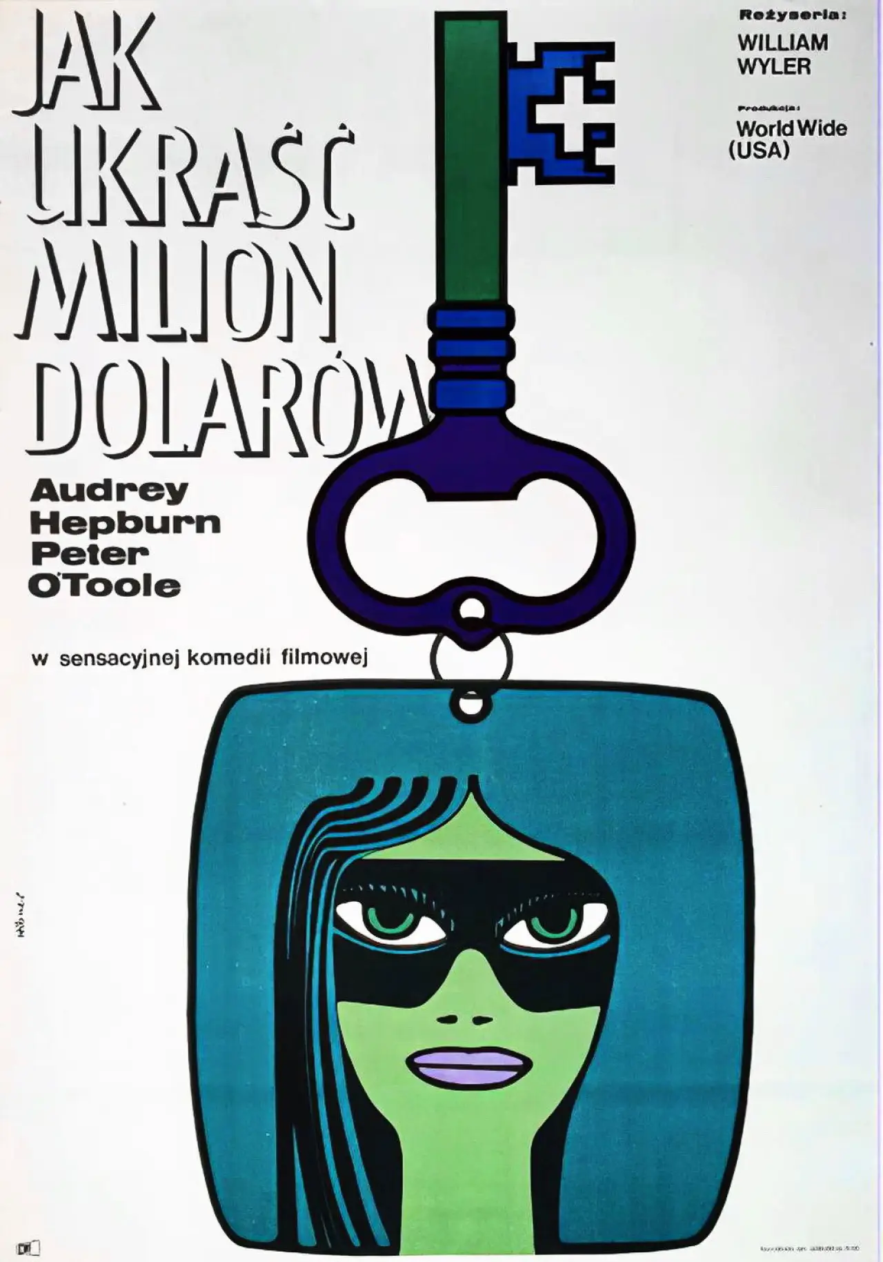 Plakat filmowy "Jak ukraść milion dolarów"