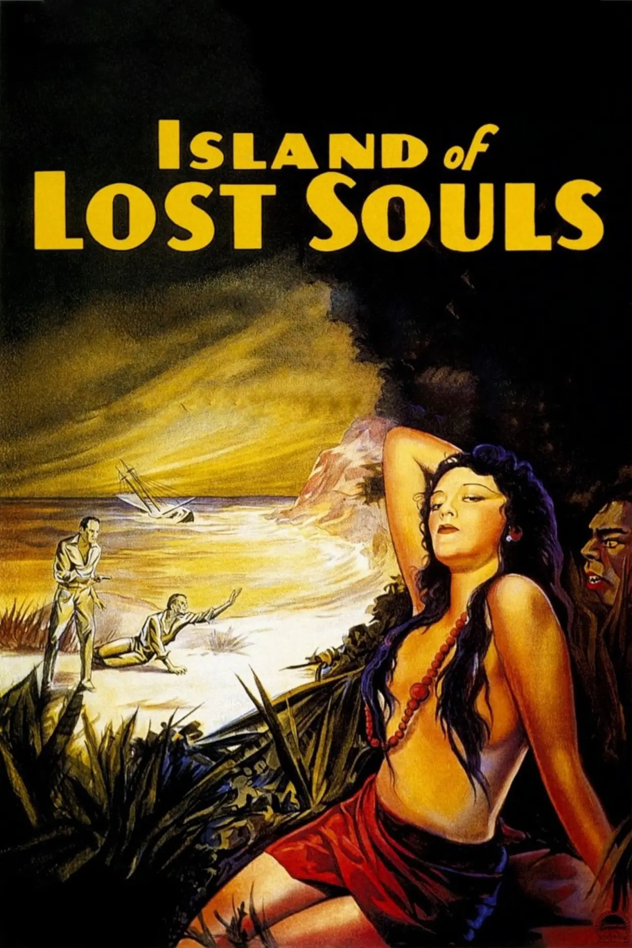 Plakat filmowy "Wyspa doktora Moreau"