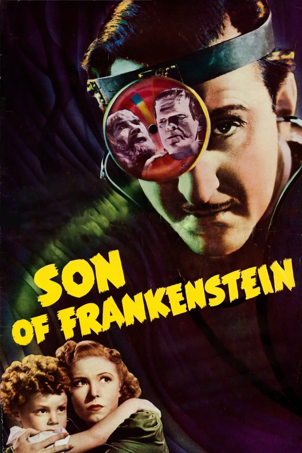 Plakat filmowy "Syn Frankensteina"