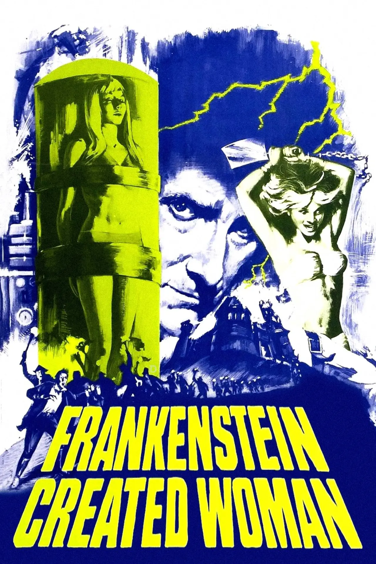 Plakat filmowy "Frankenstein stworzył kobietę"