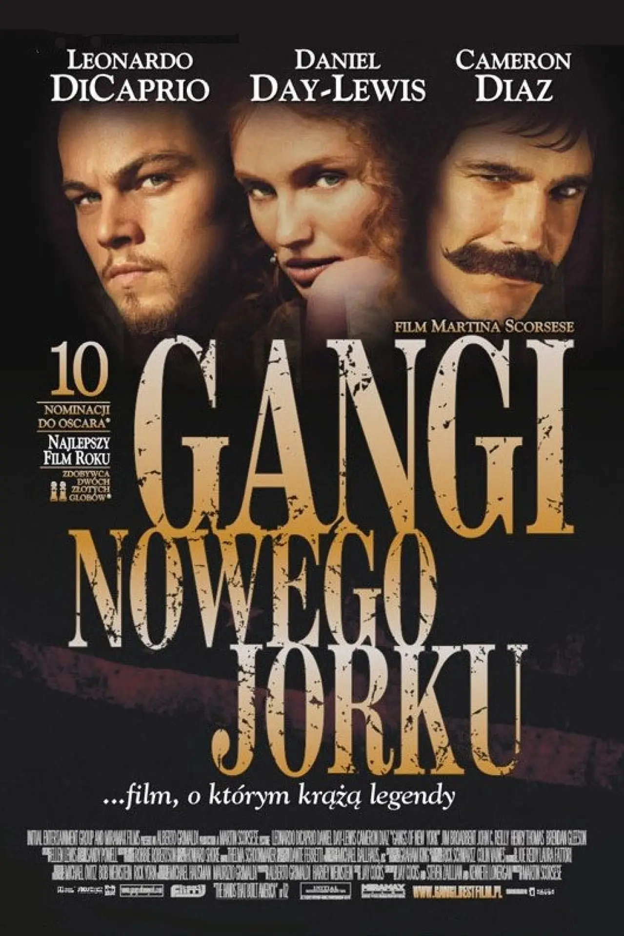 Plakat filmowy "Gangi Nowego Jorku"