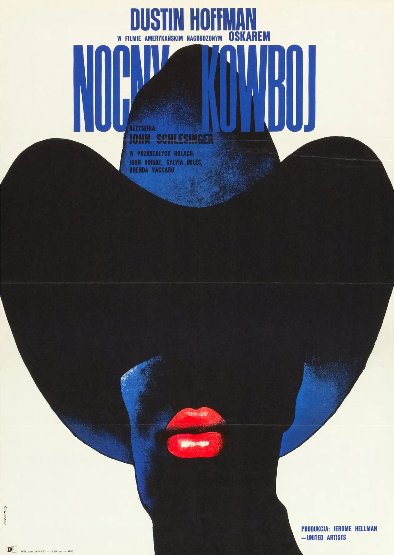 Plakat filmowy "Nocny kowboj"