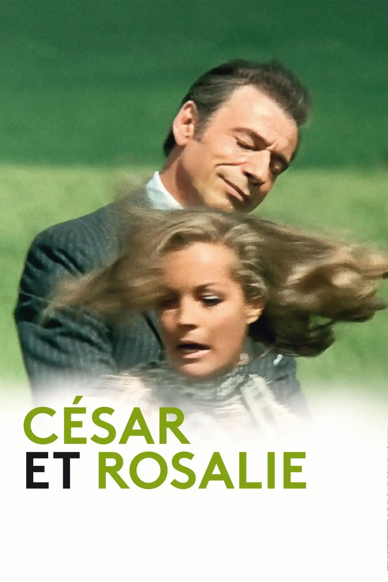 Plakat filmowy "Cezar i Rozalia"