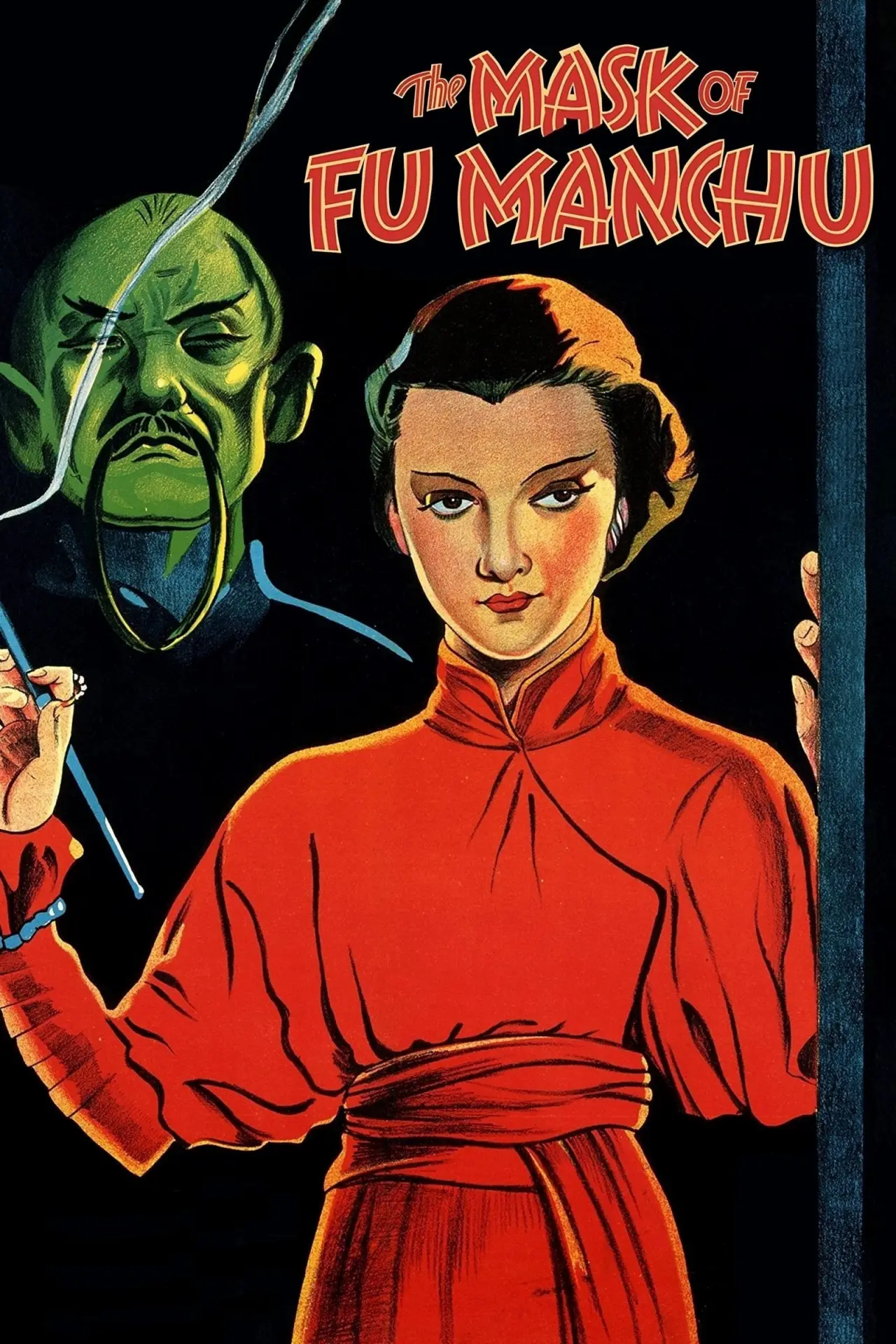 Plakat filmowy "The Mask of Fu Manchu"