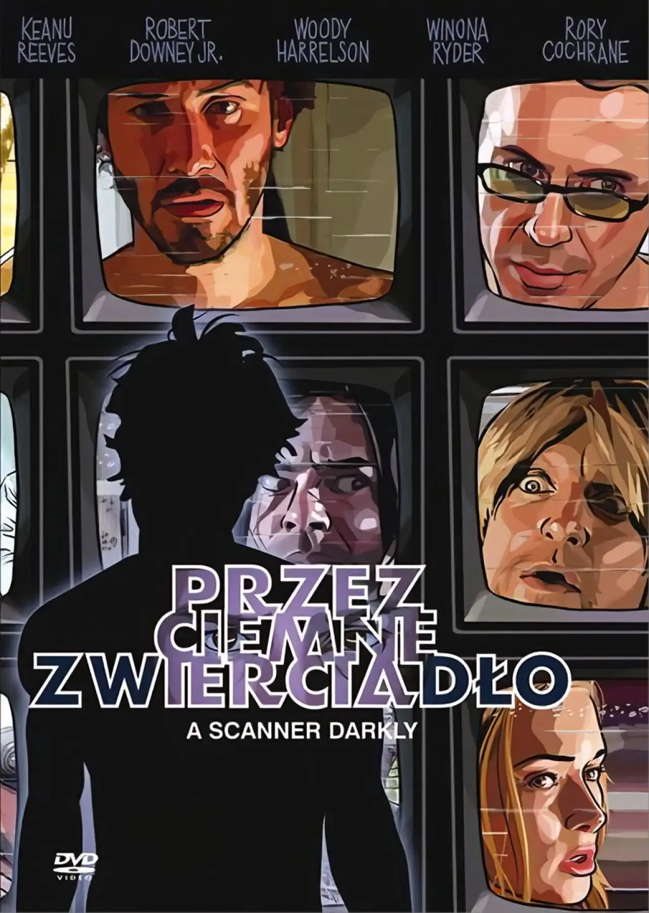 Plakat filmowy "Przez ciemne zwierciadło"