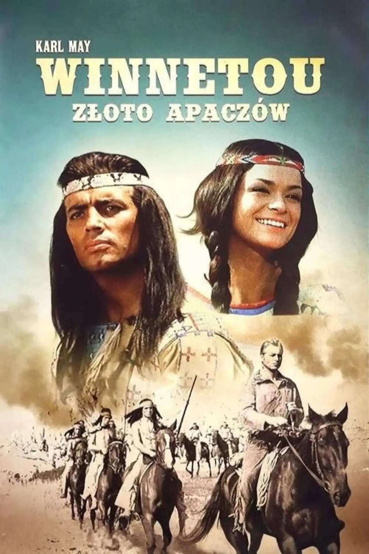 Plakat filmowy "Winnetou: Złoto Apaczów"