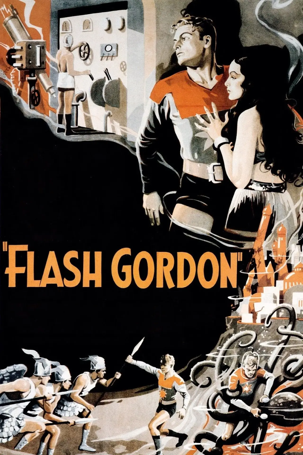 Plakat filmowy "Flash Gordon"