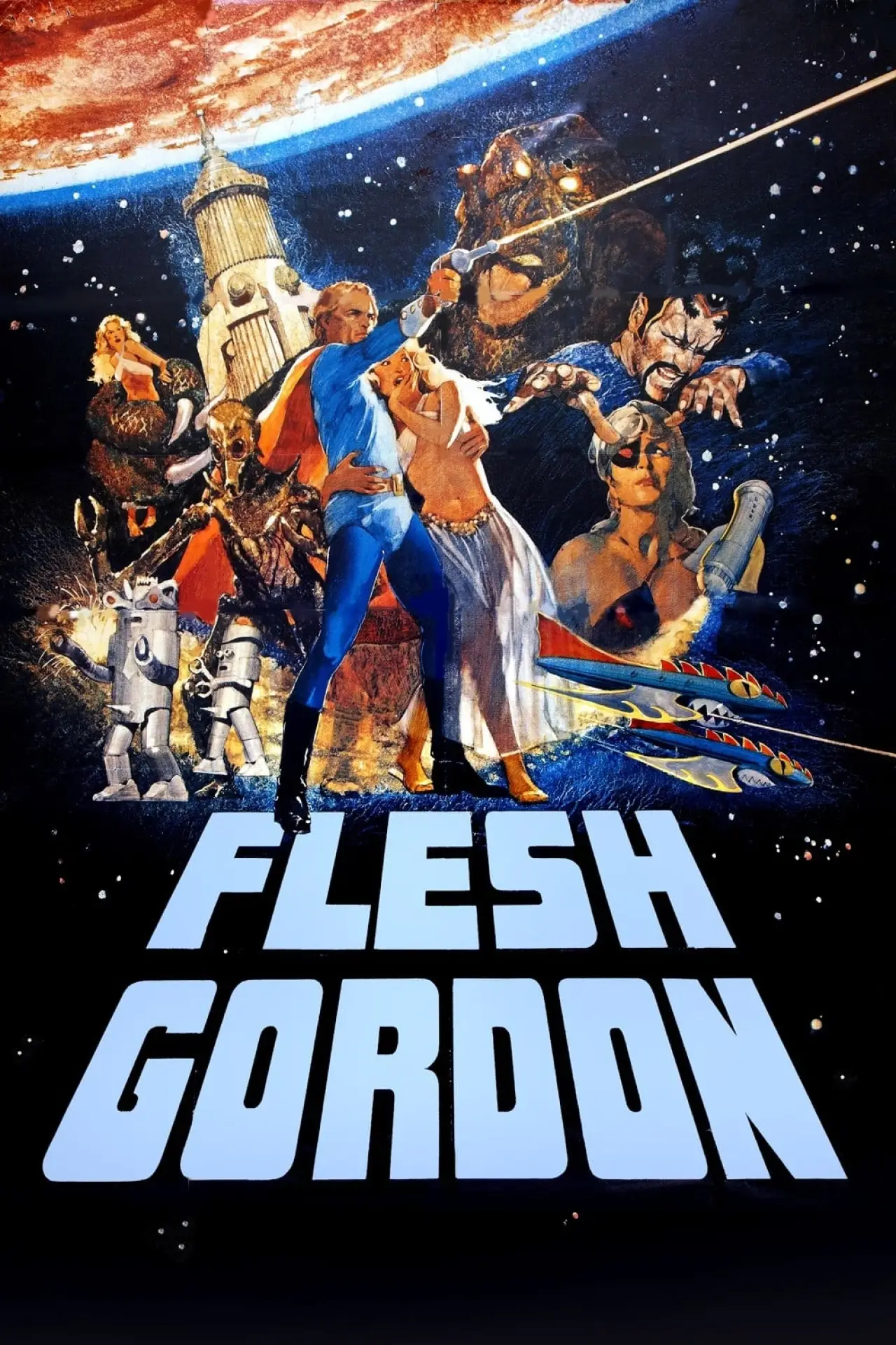 Plakat filmowy "Flesh Gordon"