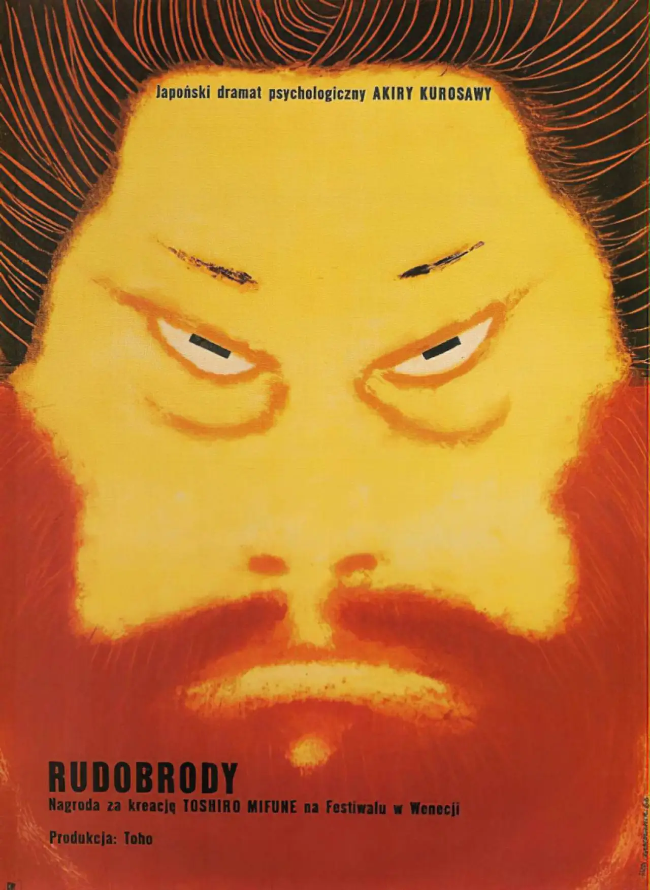 Plakat filmowy "Rudobrody"