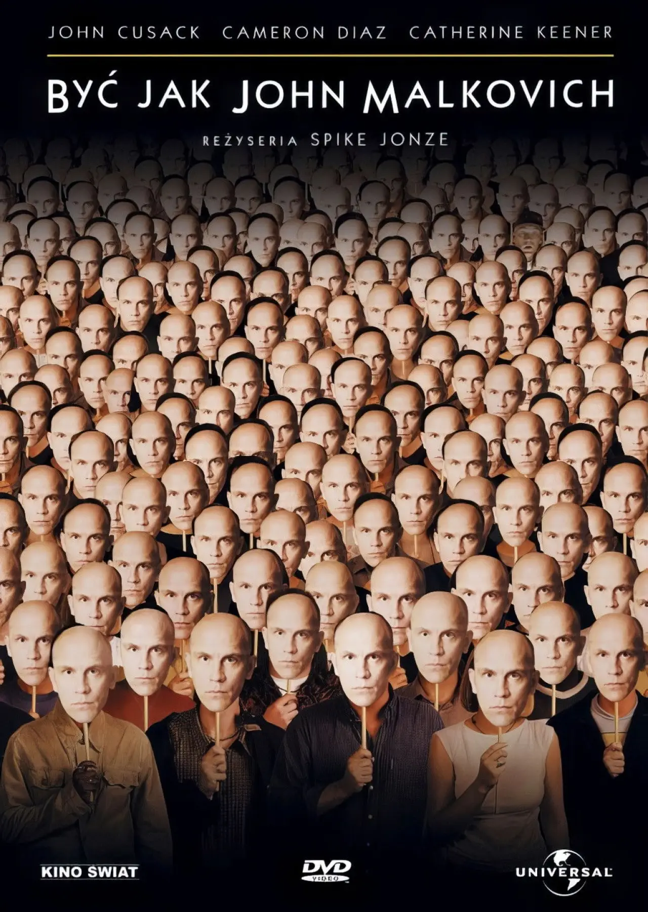 Plakat filmowy "Być jak John Malkovich"