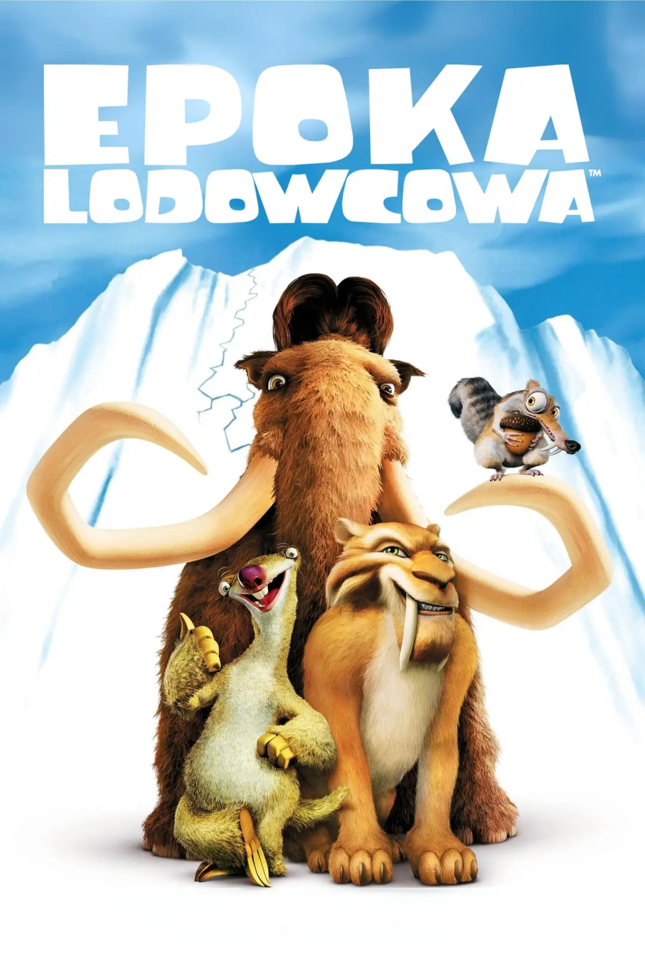 Plakat filmowy "Epoka Lodowcowa"