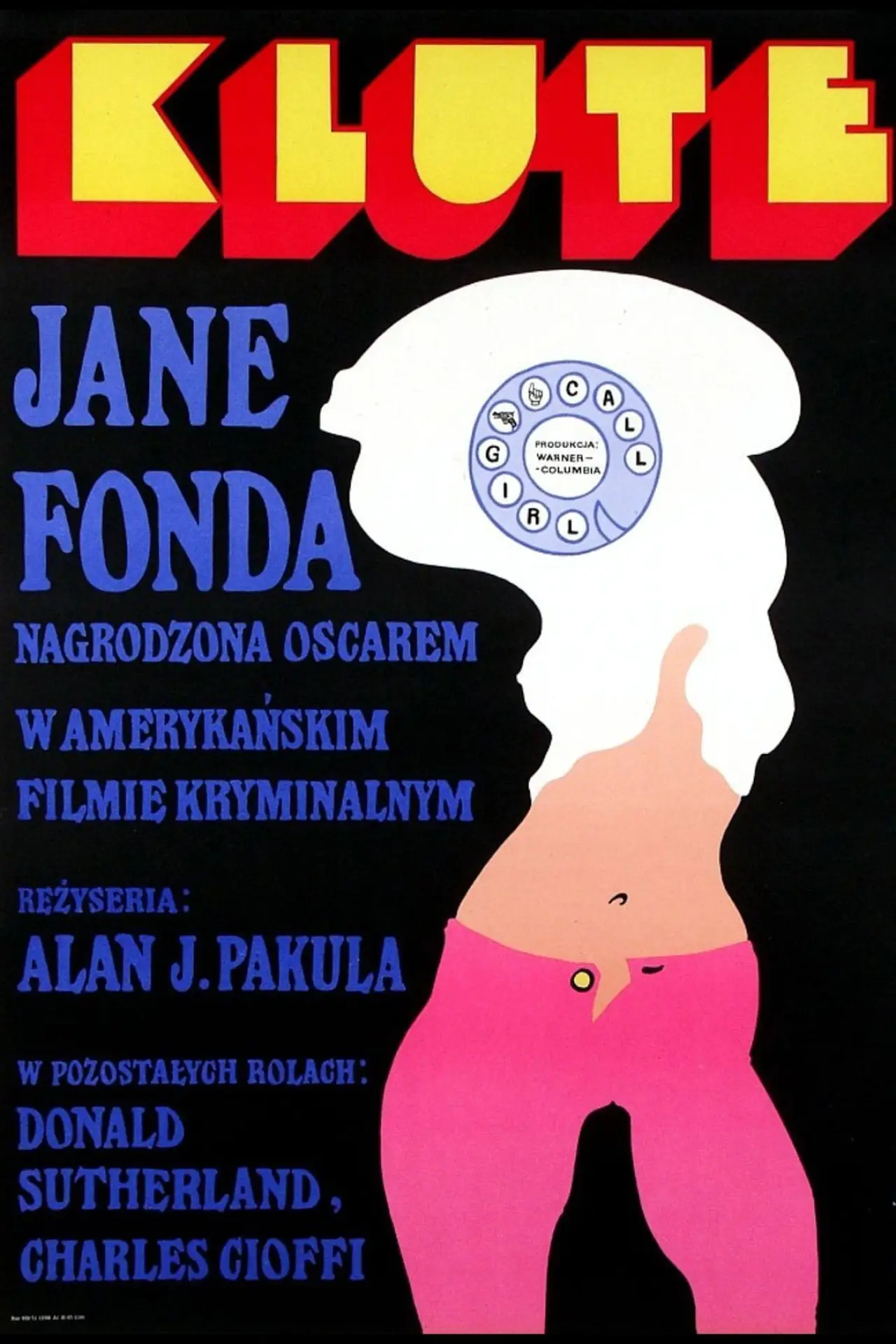 Plakat filmowy "Klute"