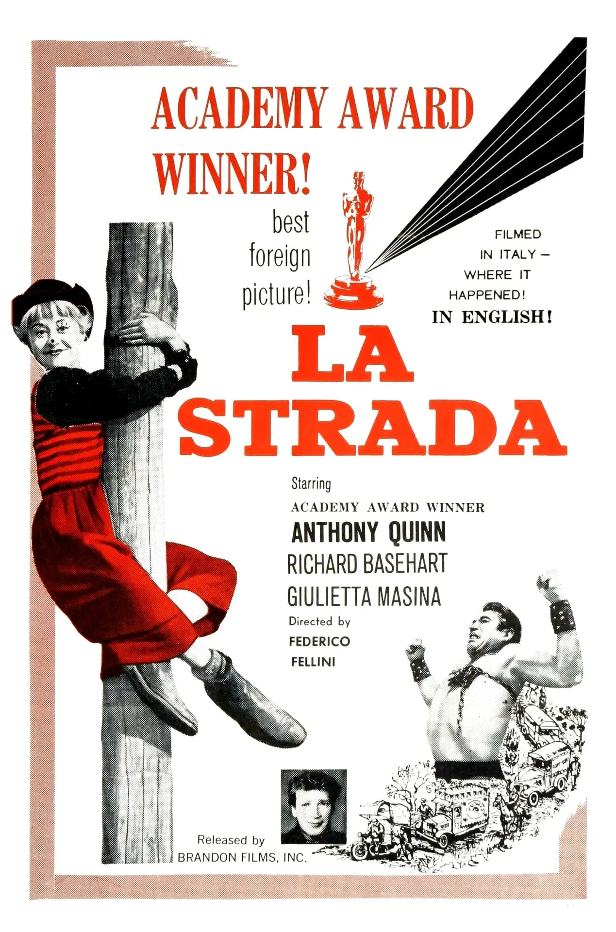 Plakat filmowy "La strada"