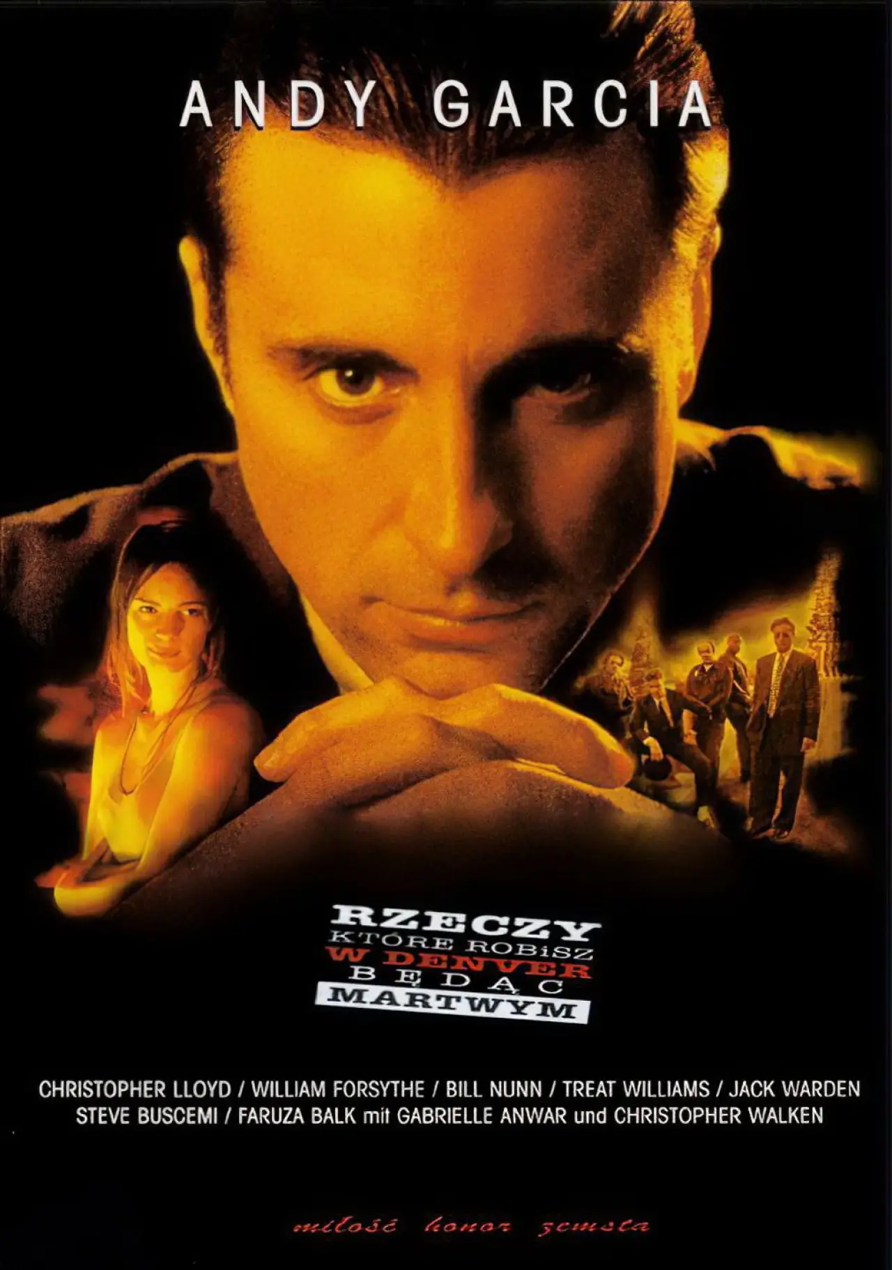 Plakat filmowy "Rzeczy, które robisz w Denver będąc martwym"
